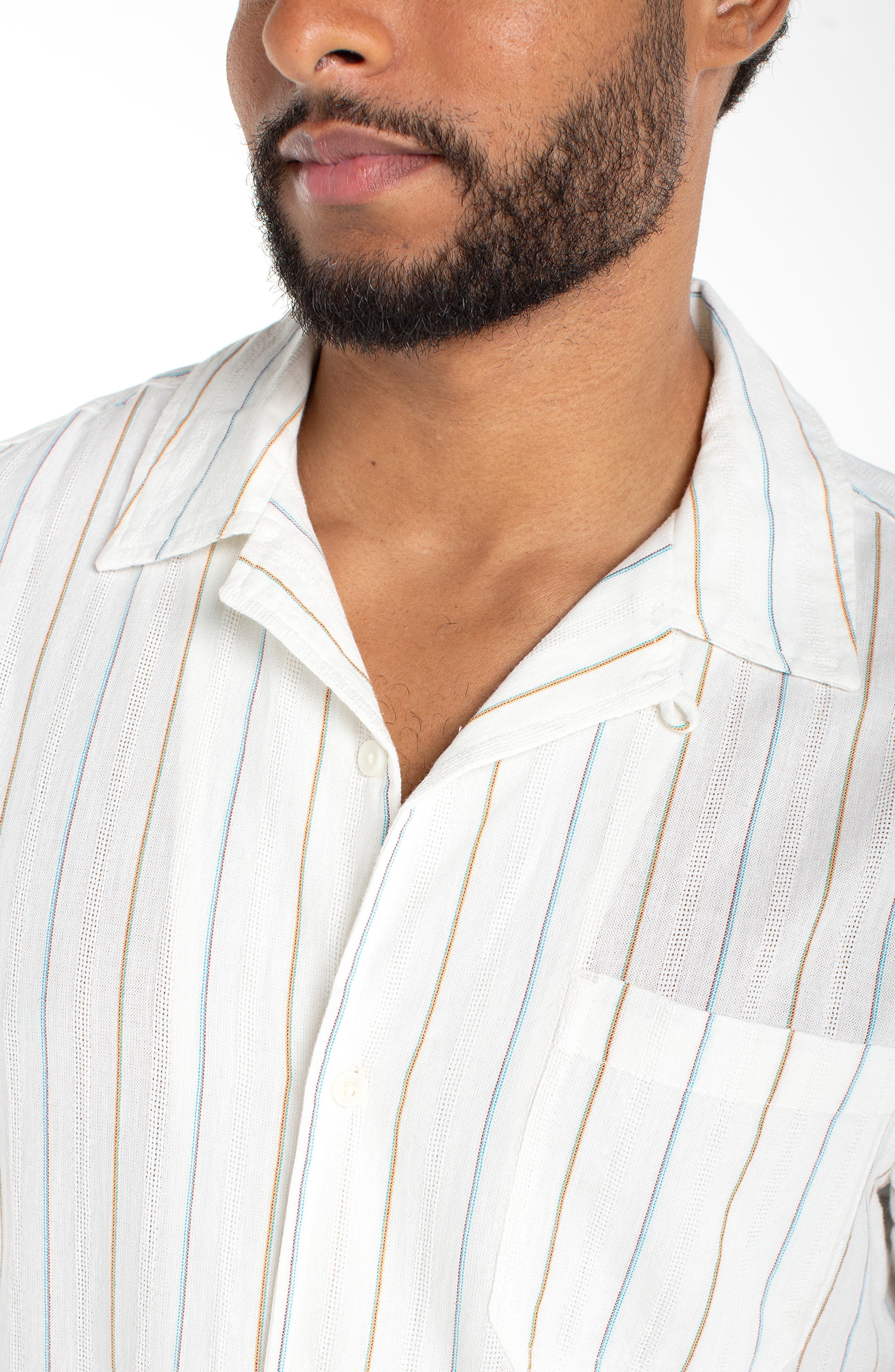 Stripe Camp Shirt - image 2