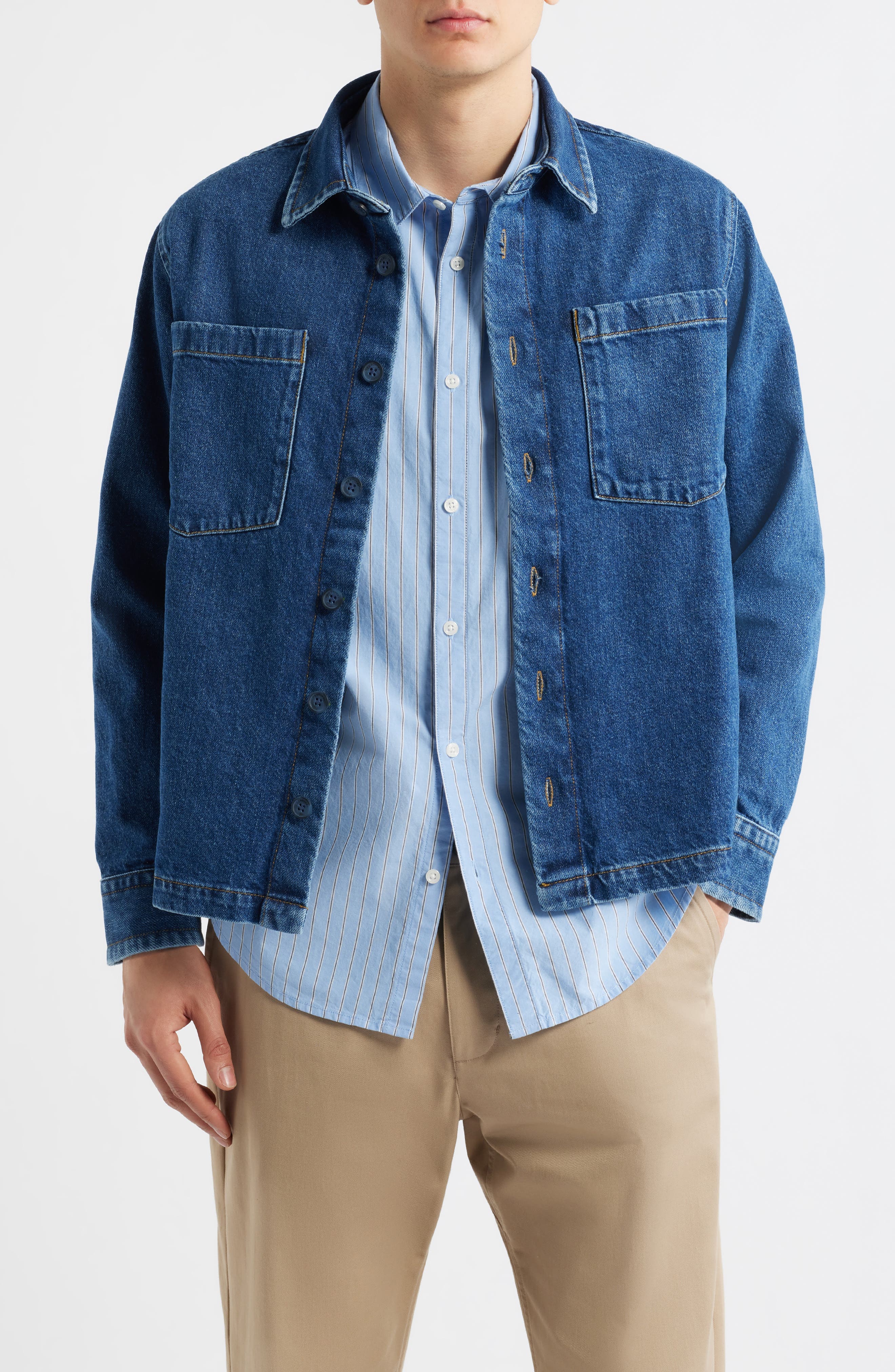Heavyweight Denim Overshirt - image 1