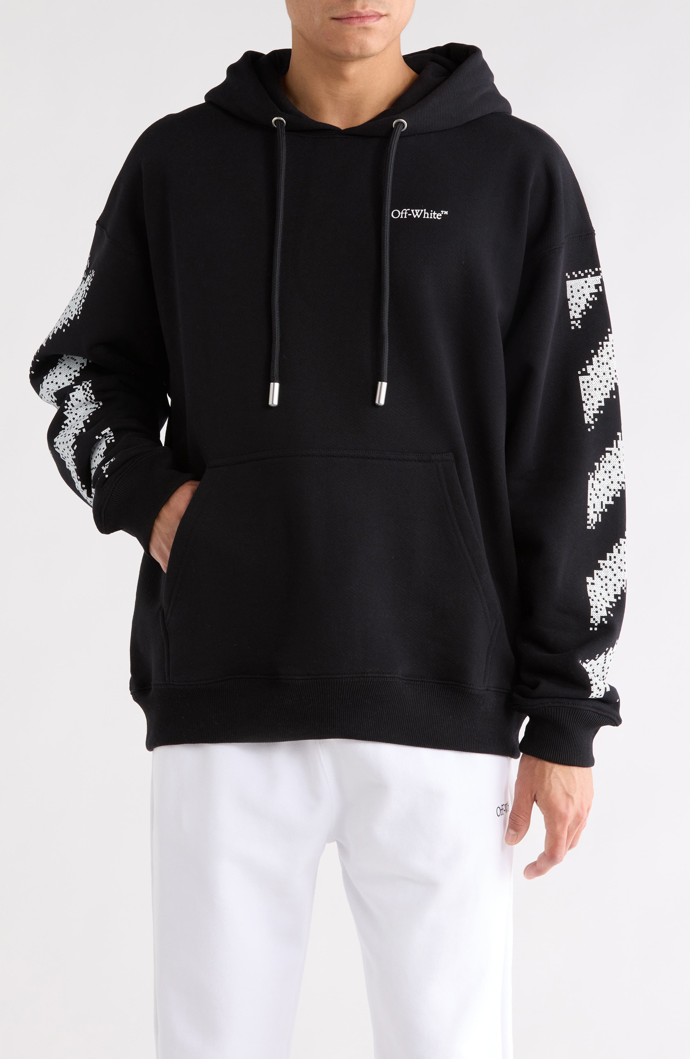 Pixel Diagonal Skate Hoodie - image 1