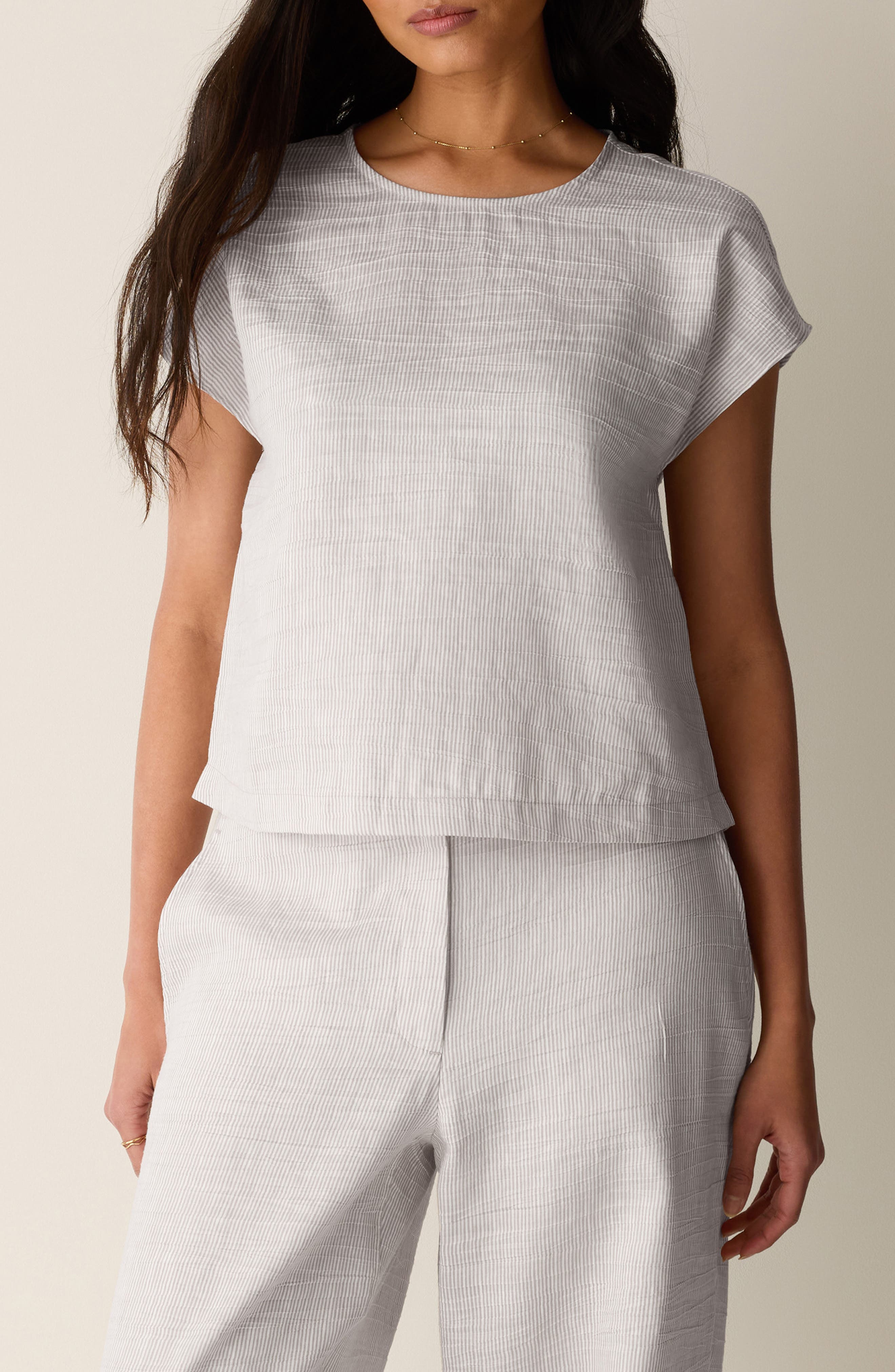 Linen Blend Square Top - image 3