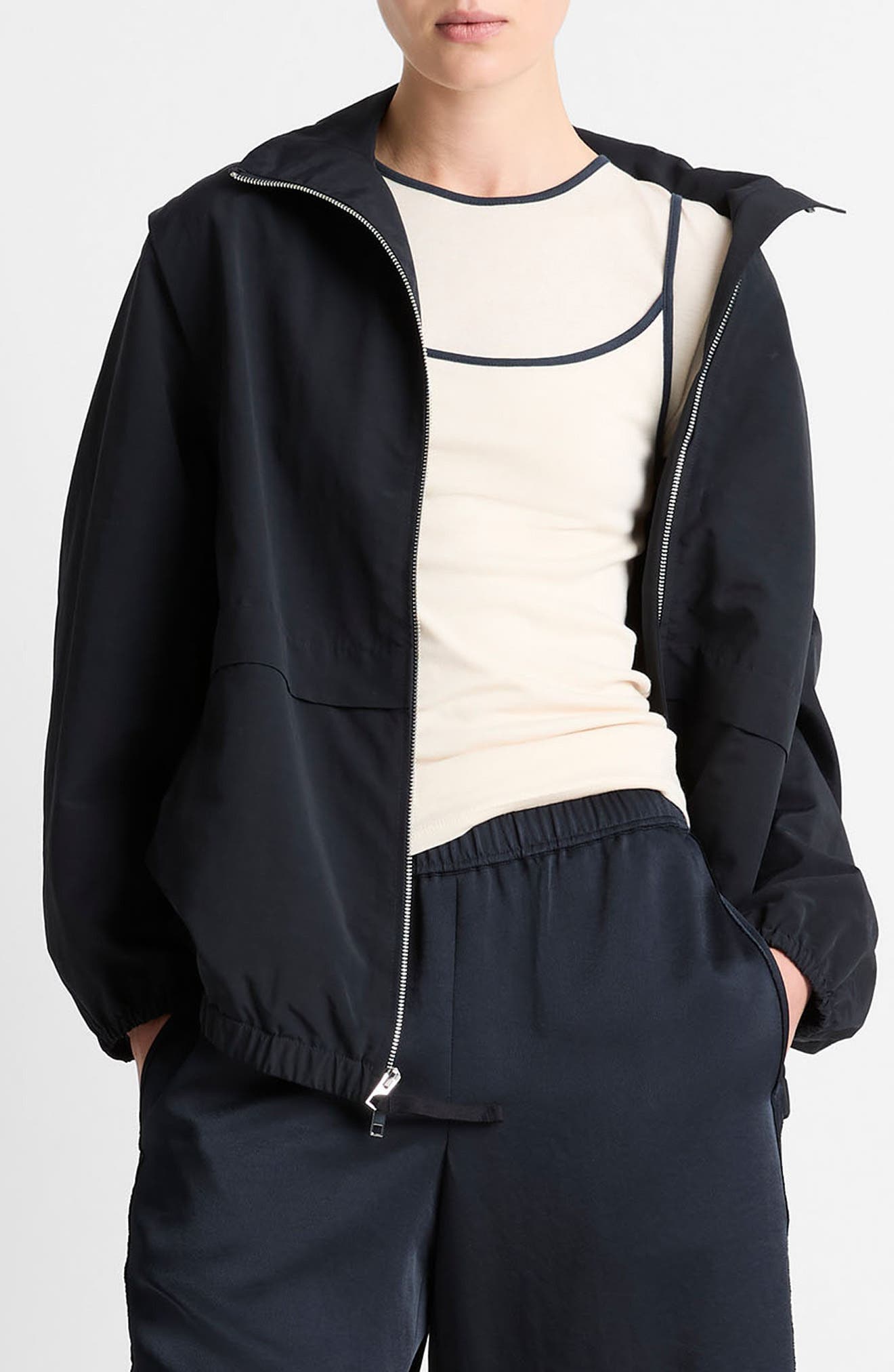 Nylon Track Jacket - image 1
