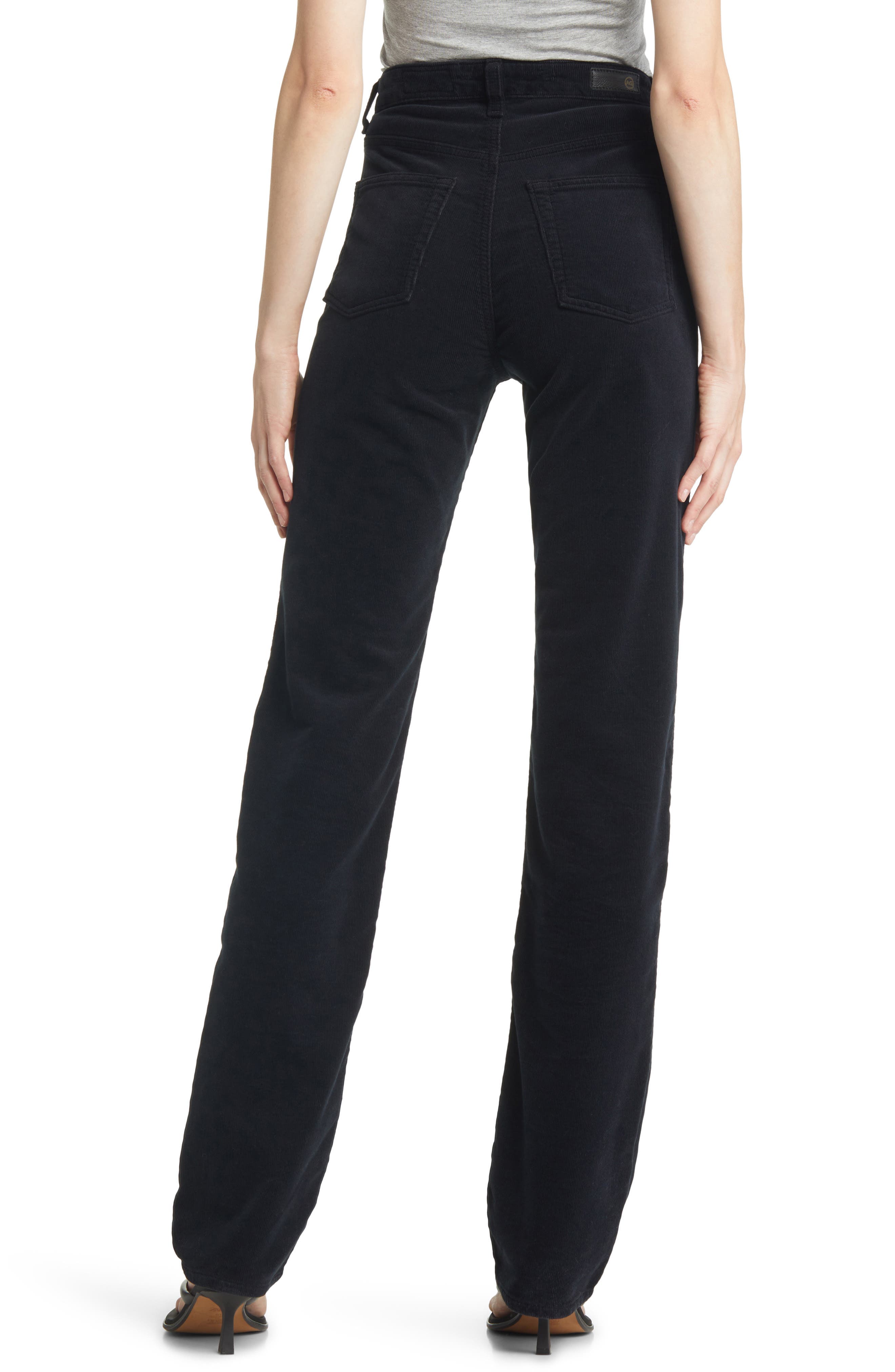 Alexxis High Waist Extended Straight Leg Corduroy Pants - image 2