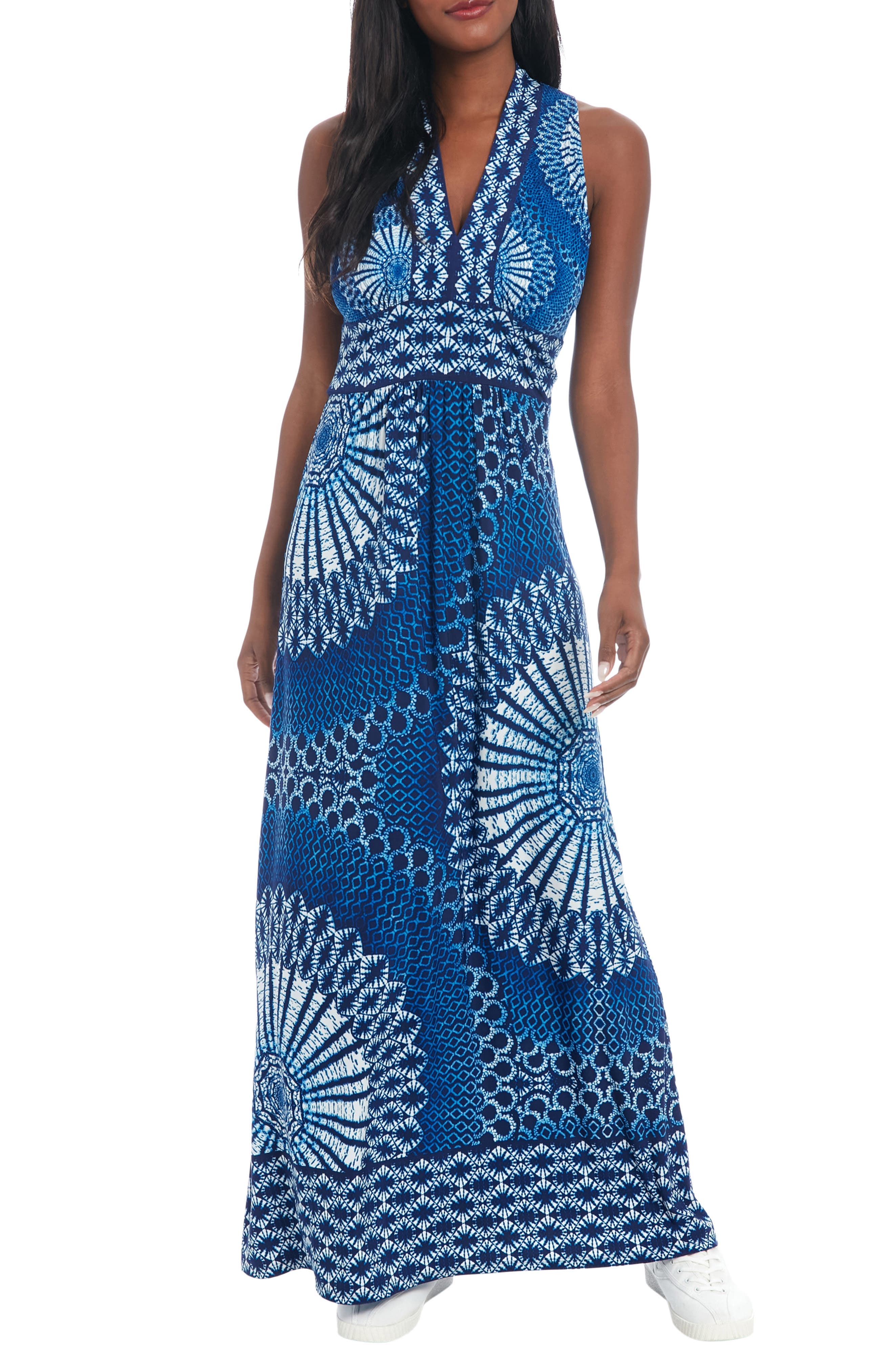 Sleeveless Stretch Jersey Maxi Dress - image 1