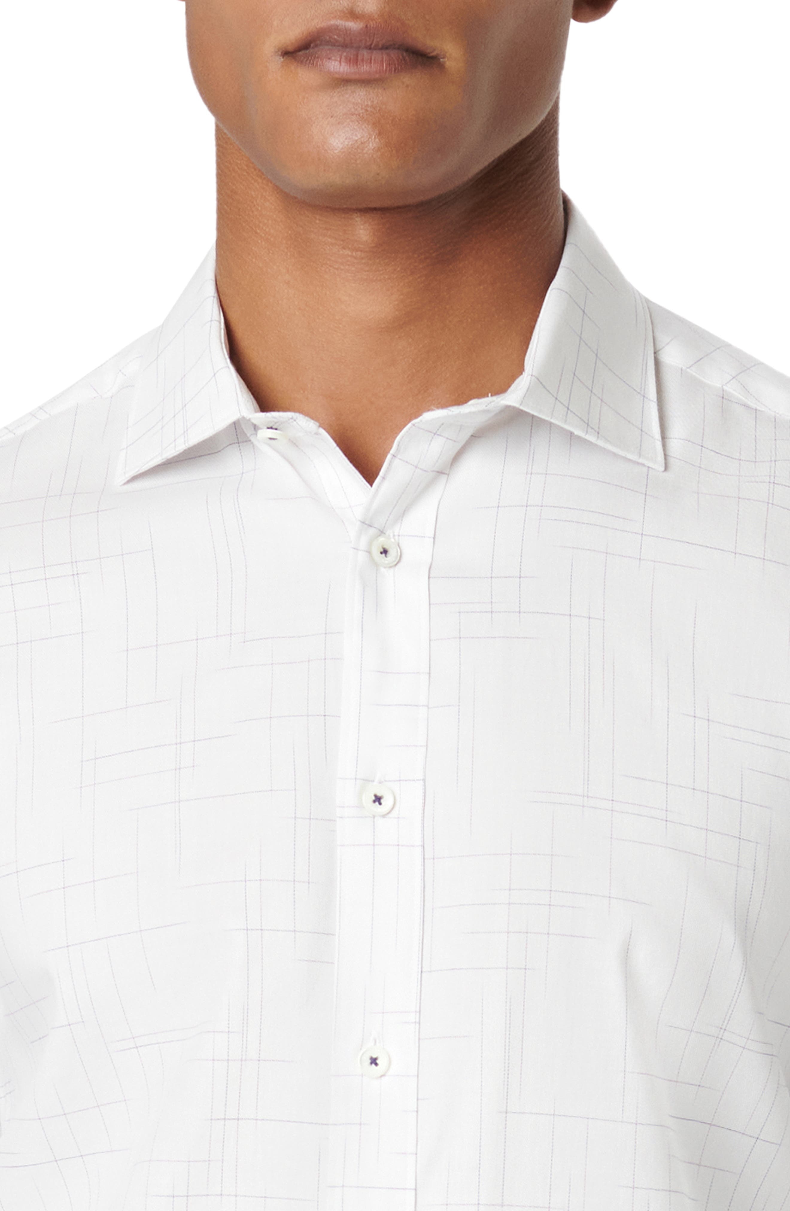 Axel Geo Print Stretch Button-Up Shirt - image 2