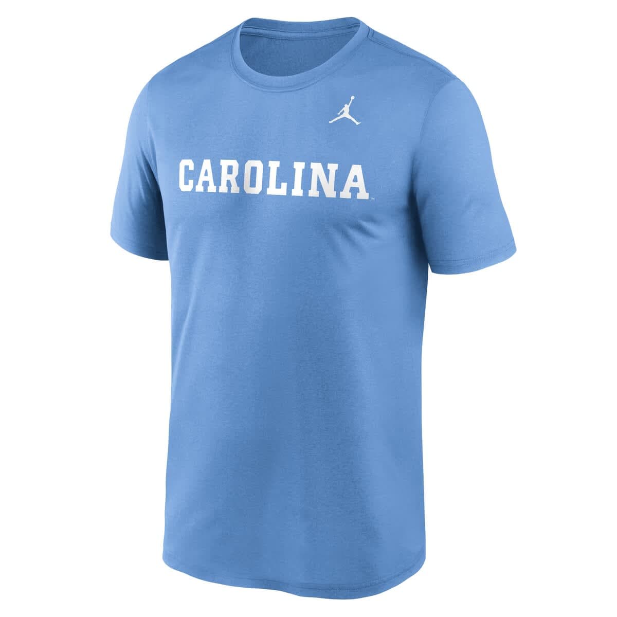 Men's Jordan Brand Carolina Blue North Carolina Tar Heels Primetime Legend Wordmark T-Shirt - image 2