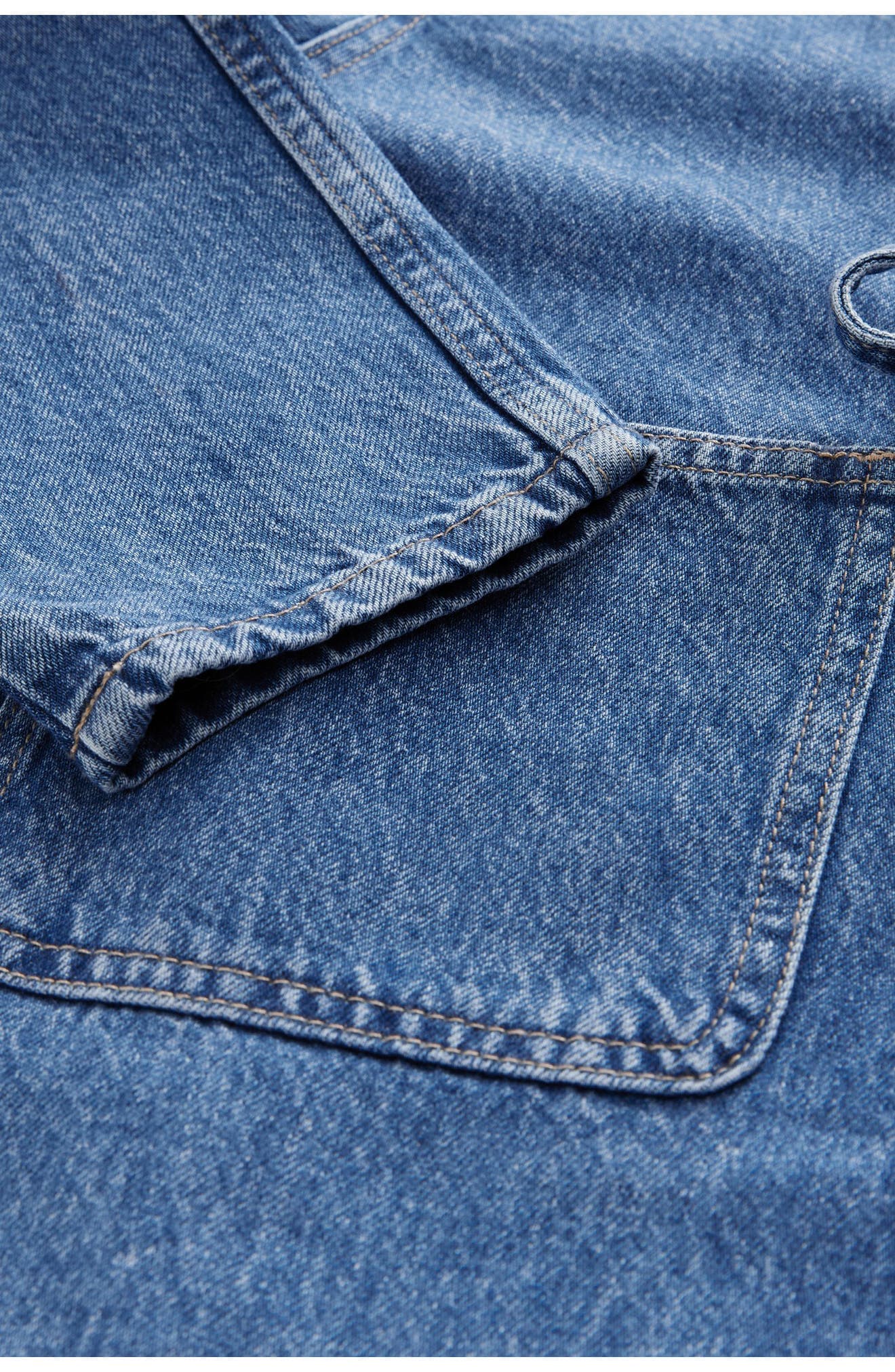 Front Tie Boxy Denim Jacket - image 2