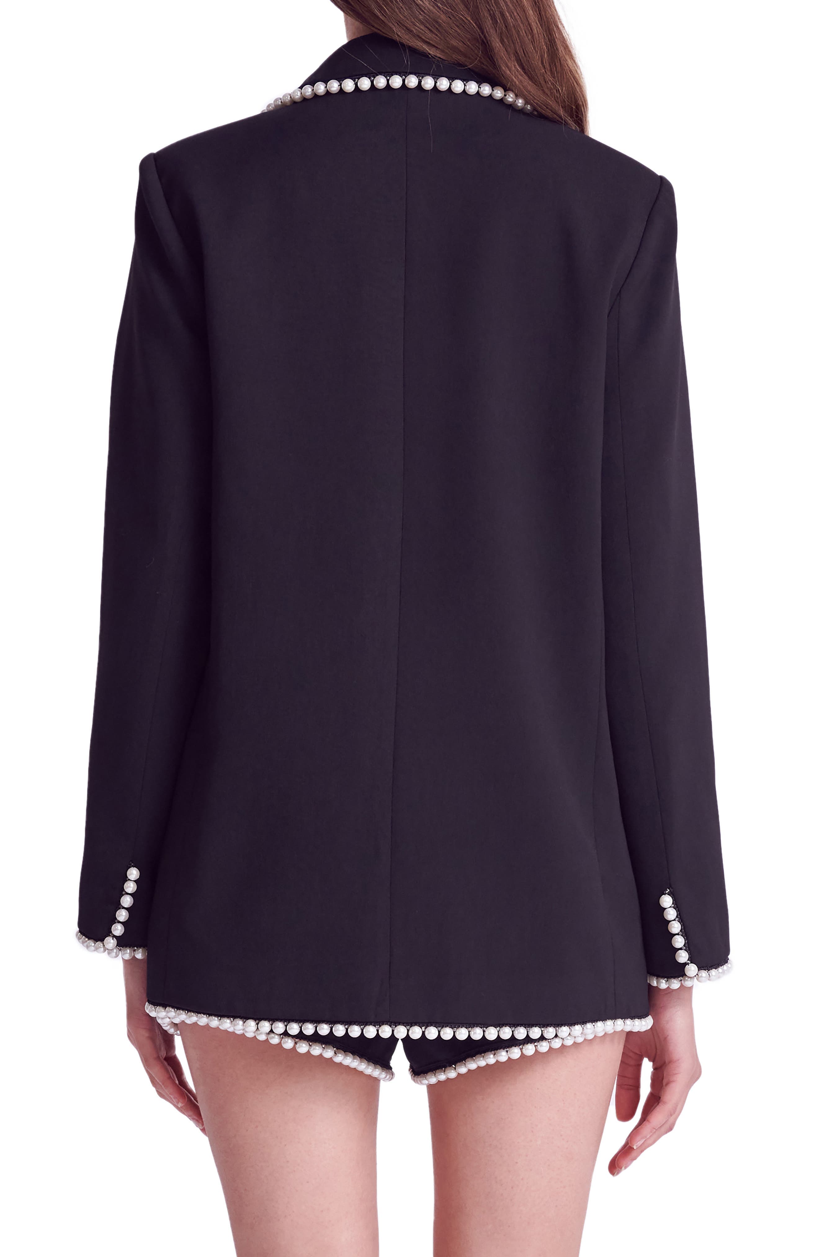 Premium Imitation Pearl Trim Blazer - image 2