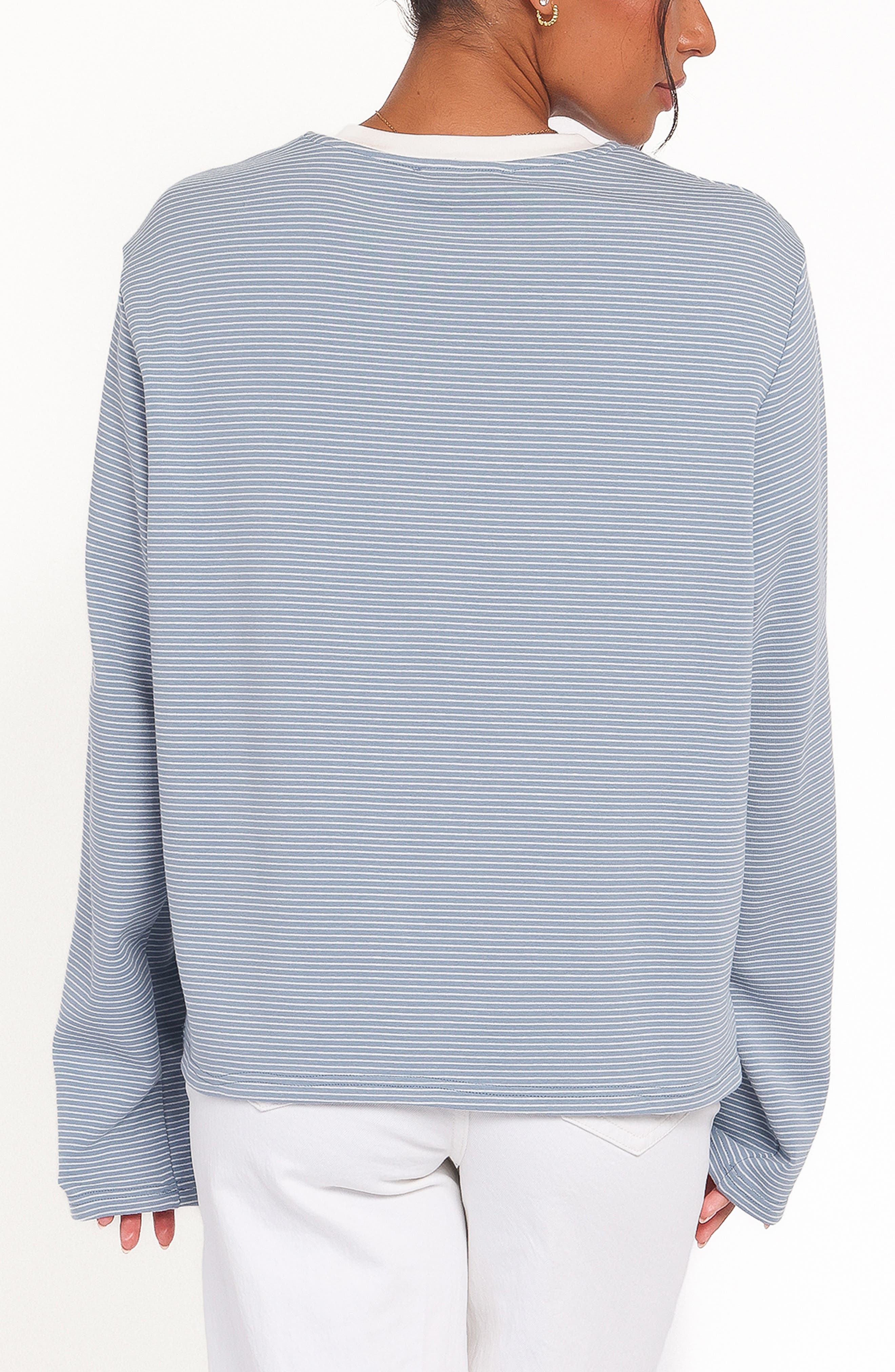 Ruva Stripe Long Sleeve T-Shirt - image 2