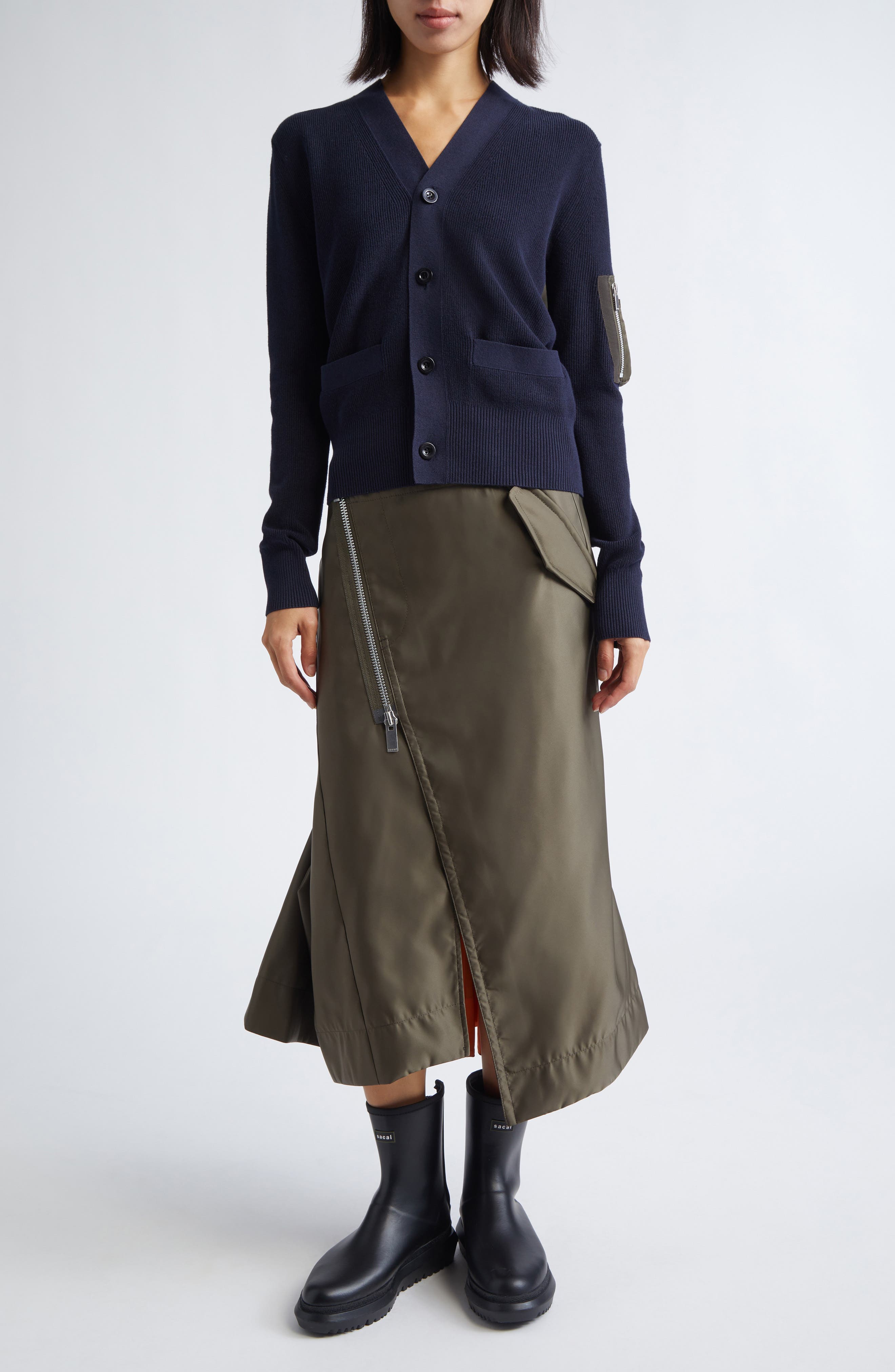 Insulated Nylon Twill Skirt - image 2