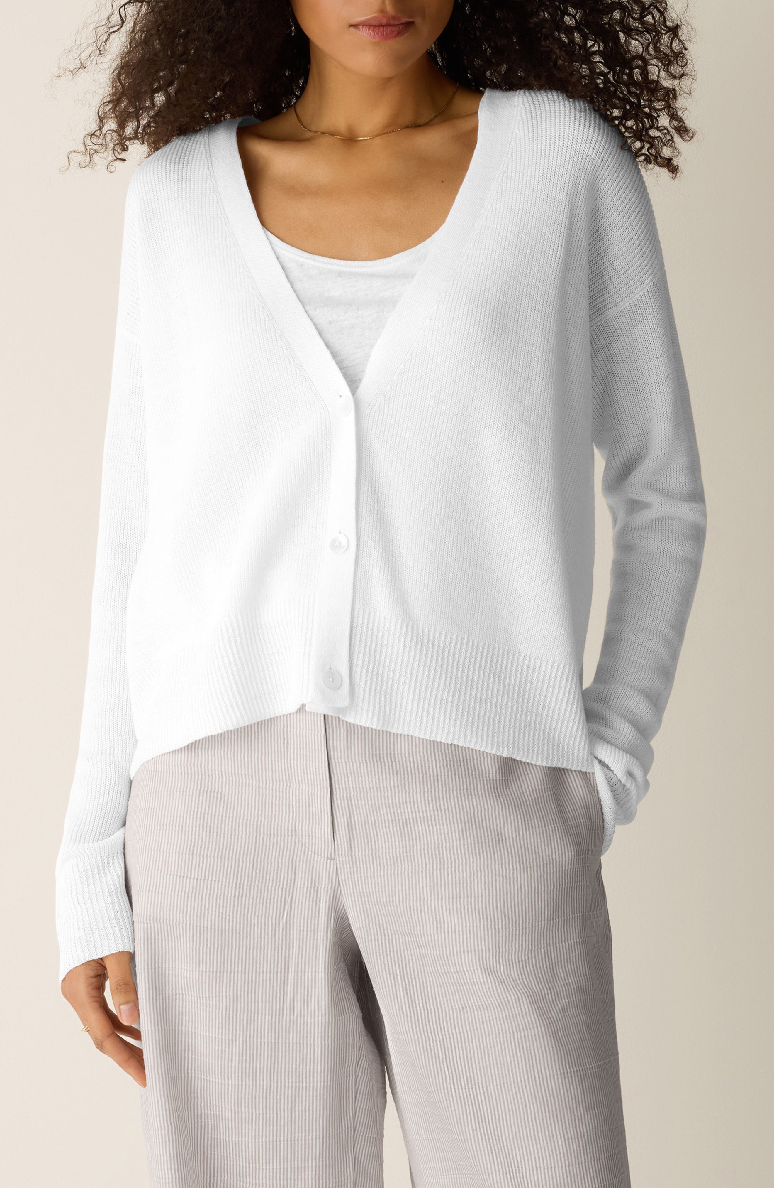 Organic Linen & Organic Cotton Cardigan - image 1