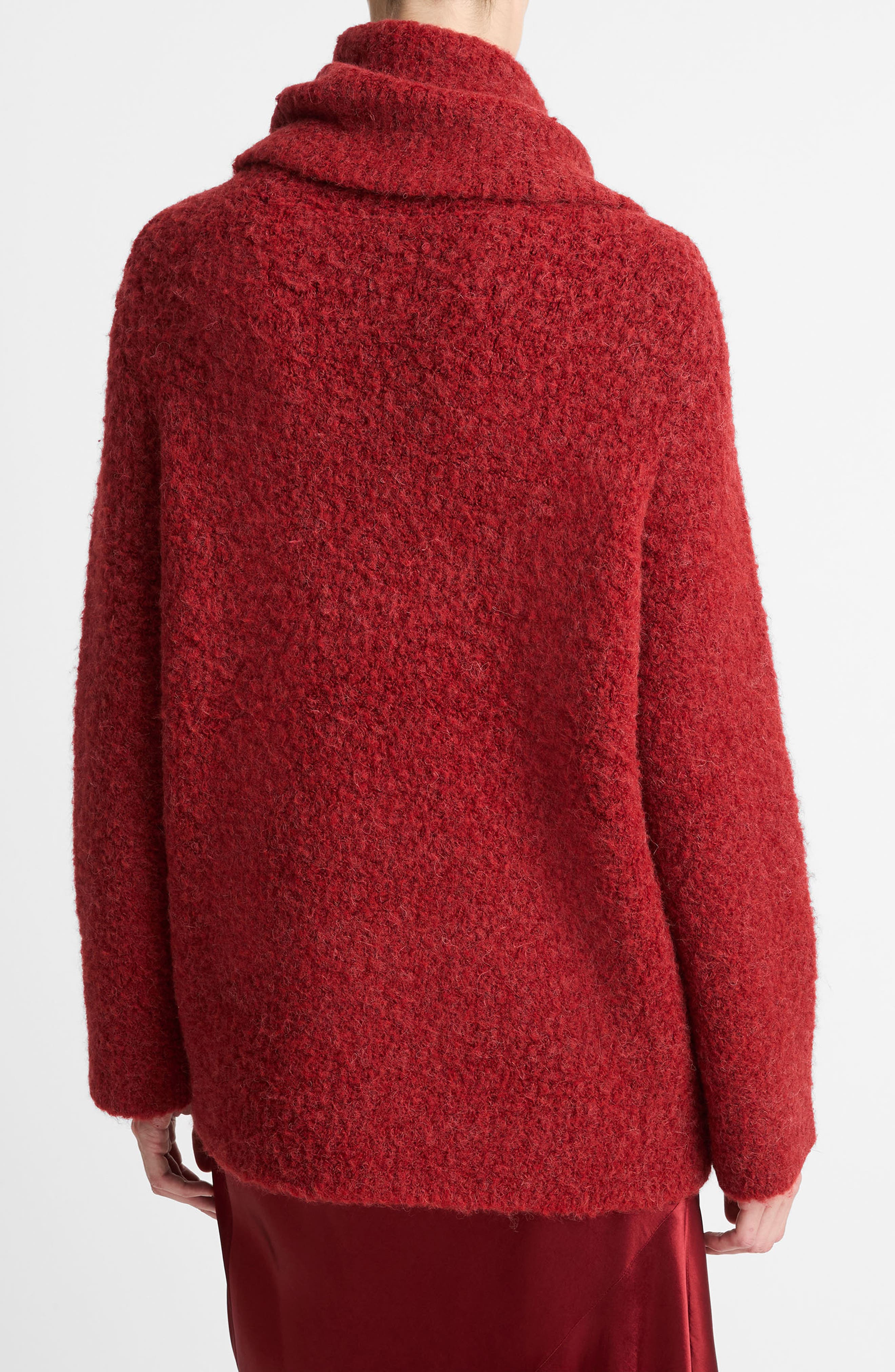 Boucle Turtleneck Tunic Sweater - image 2