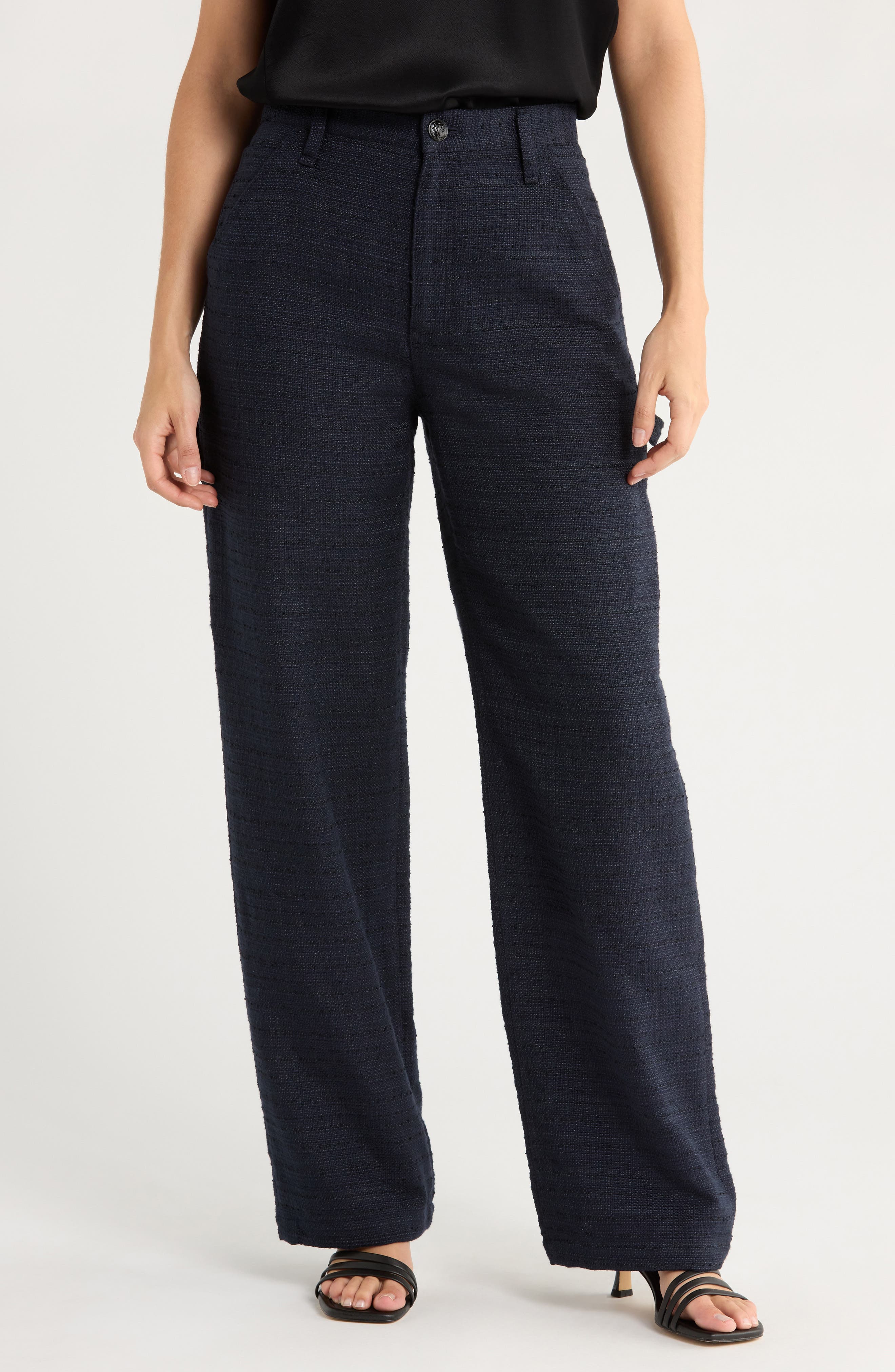Amaya Tweed Carpenter Pants - image 1