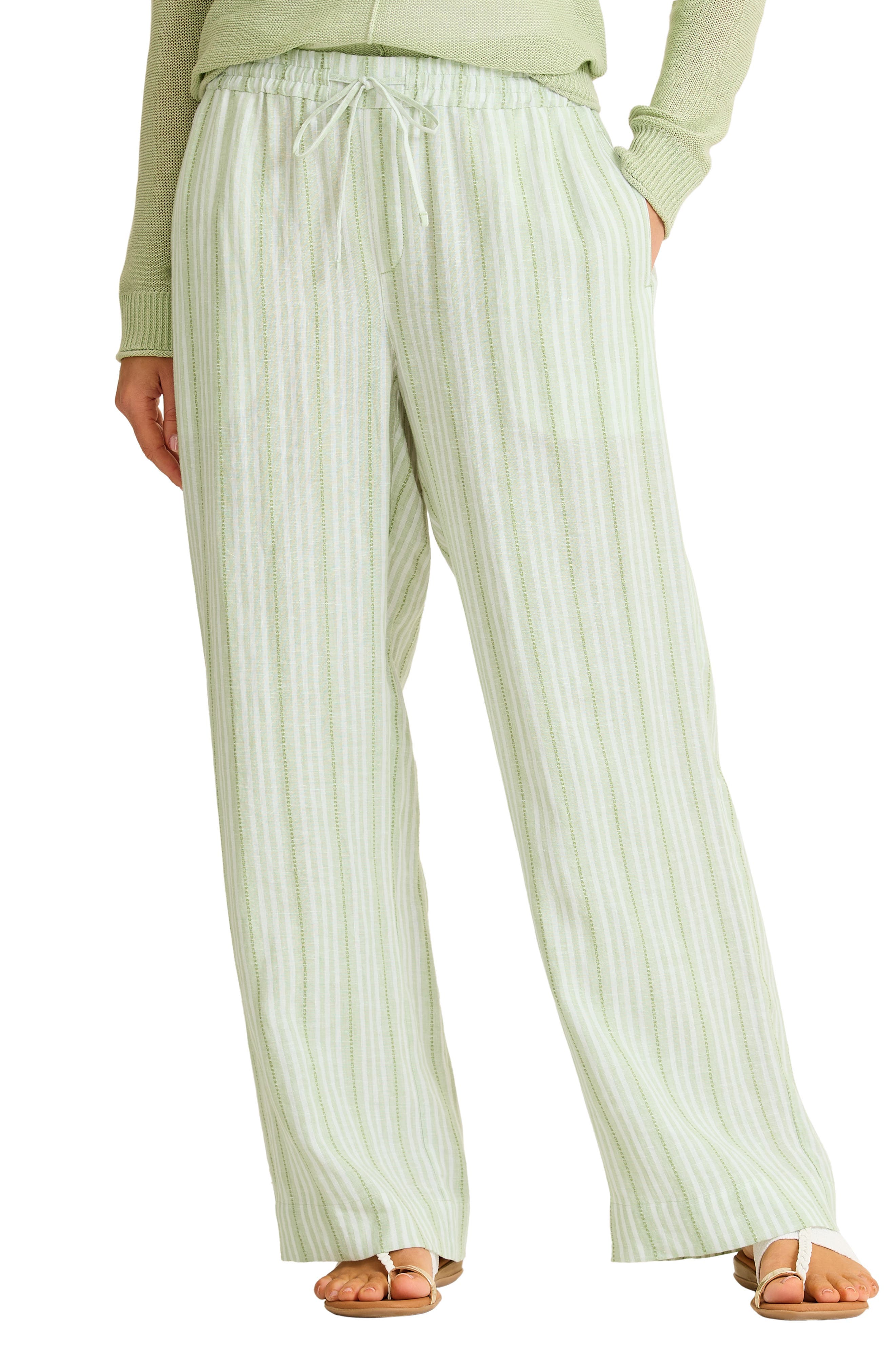 Beach Breeze Dobby Wide Leg Pants - image 1