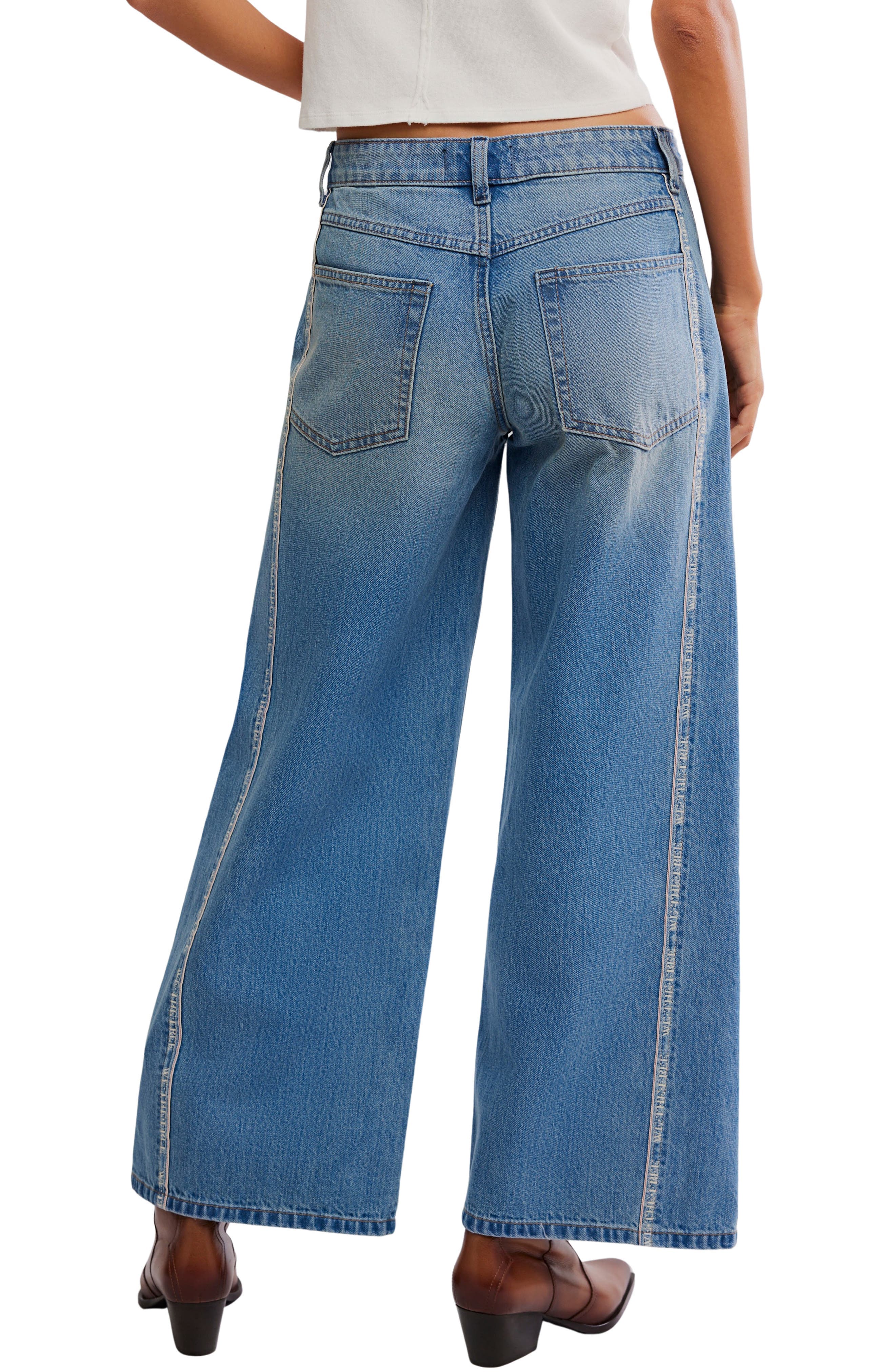 On the Edge Wide Leg Jeans - image 2