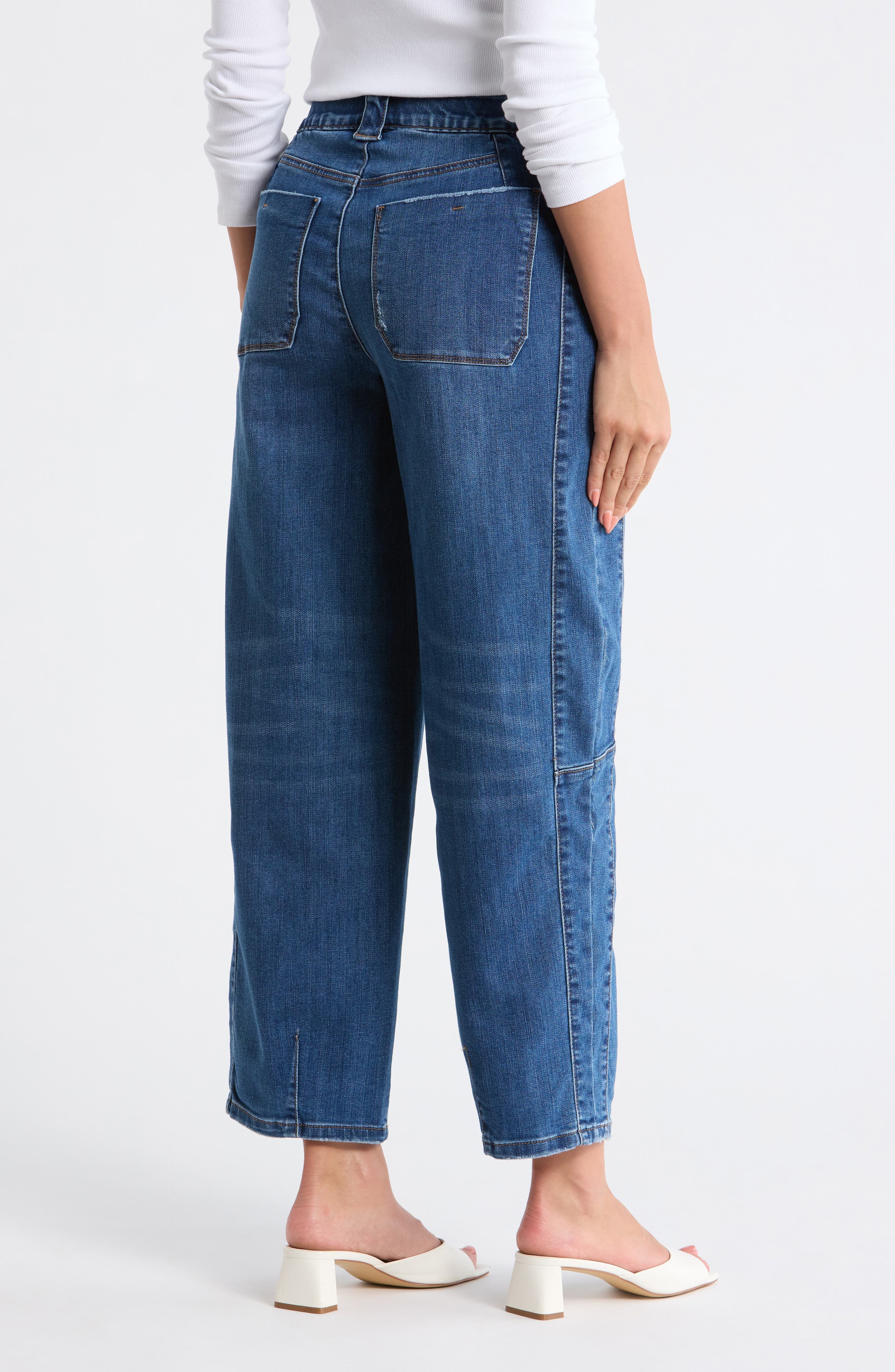 Relaxed Fit Barrel Leg Jeans - image 2