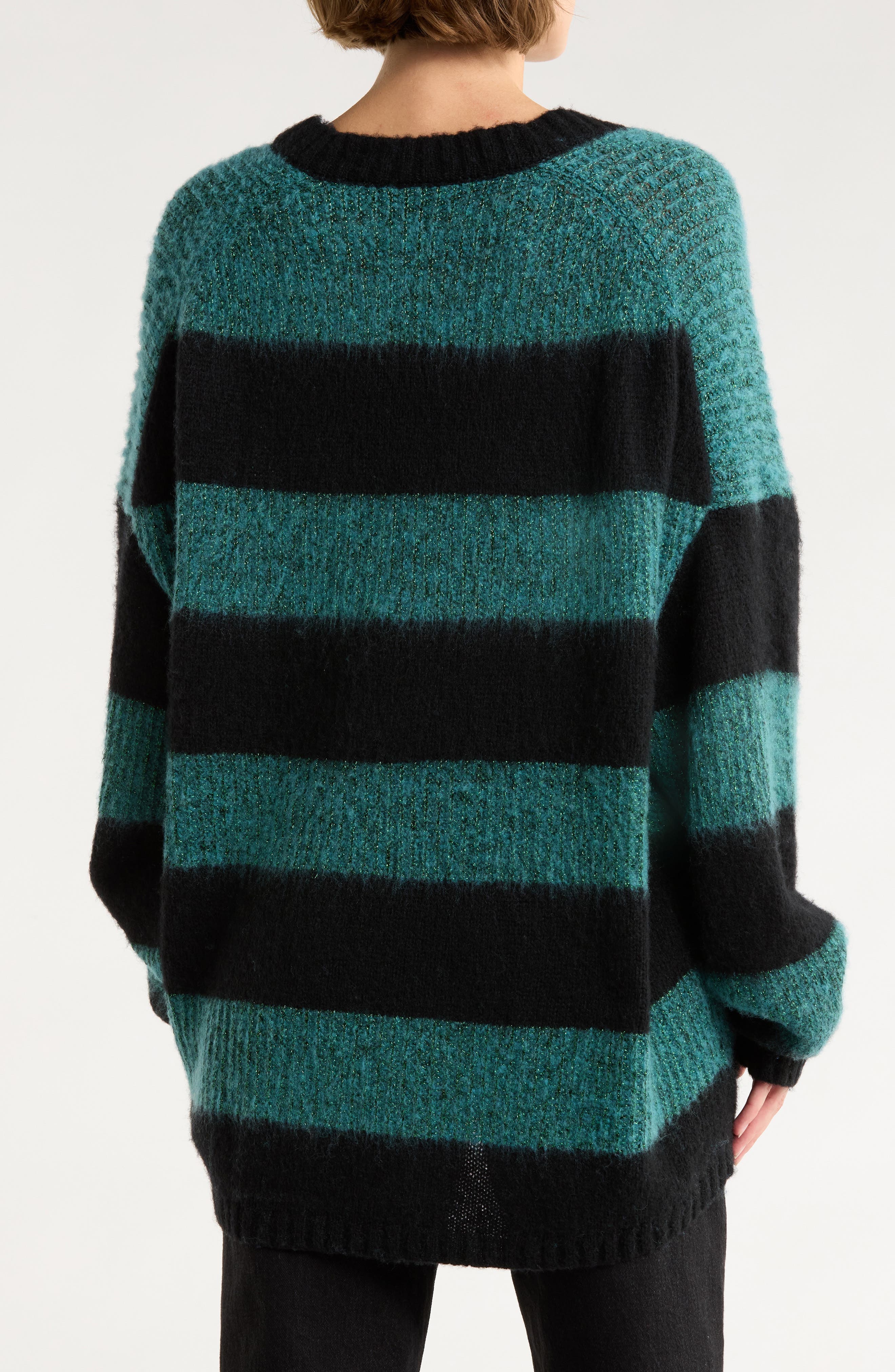 Lou Sparkle V-Neck Sweater - image 2