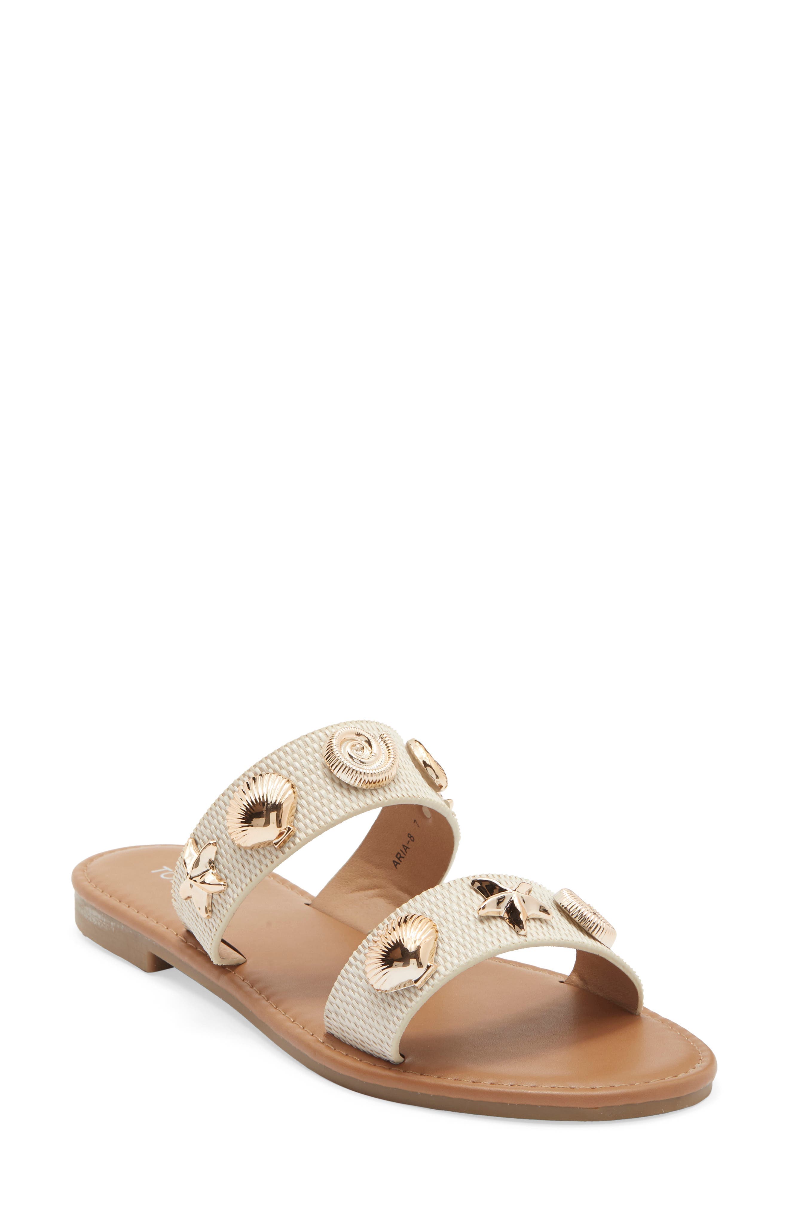 Aria Double Strap Slide Sandal - image 5