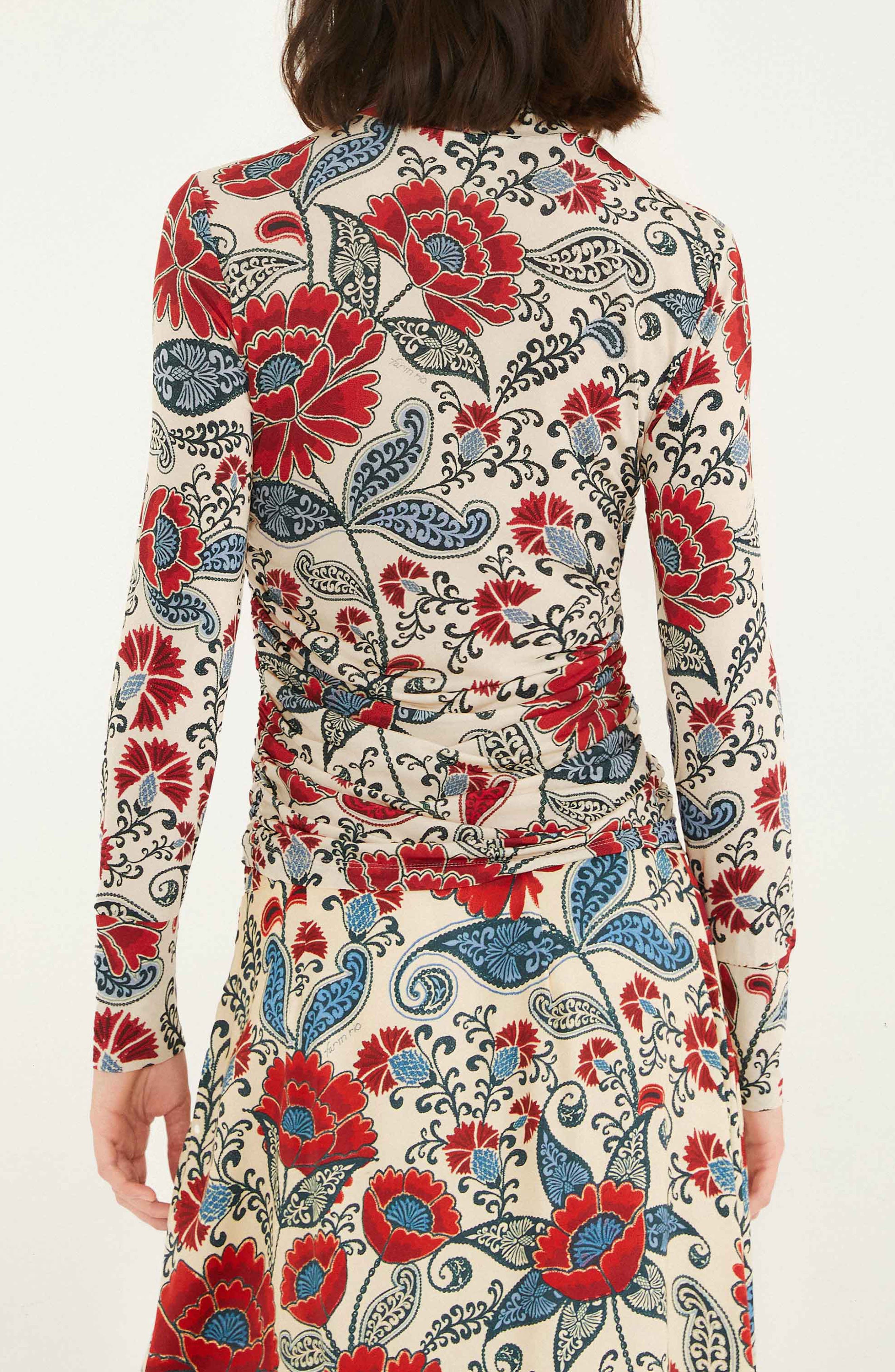 Francesca Sand Jersey Top - image 2