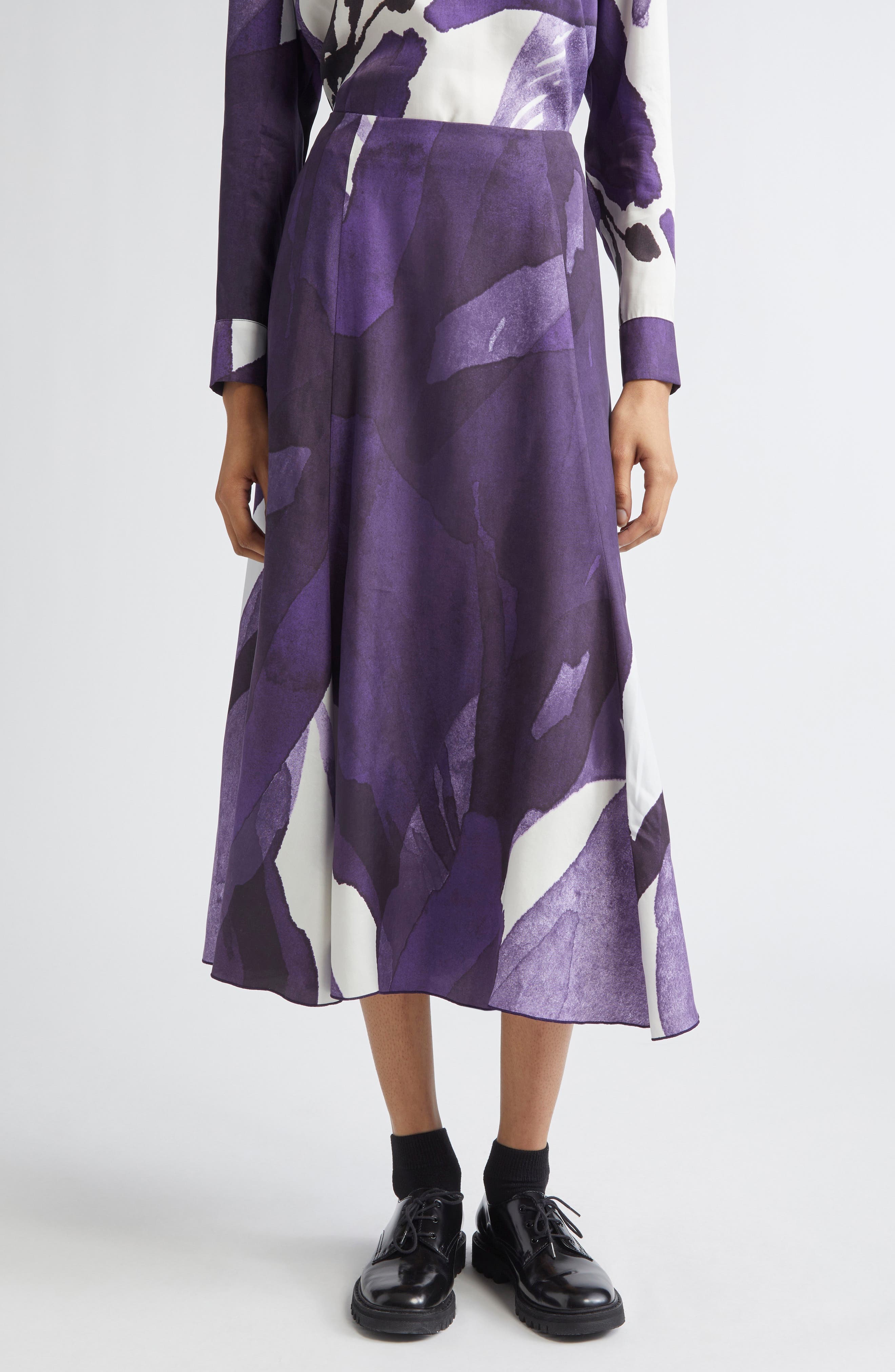 Muovaus Print Maxi Skirt - image 1