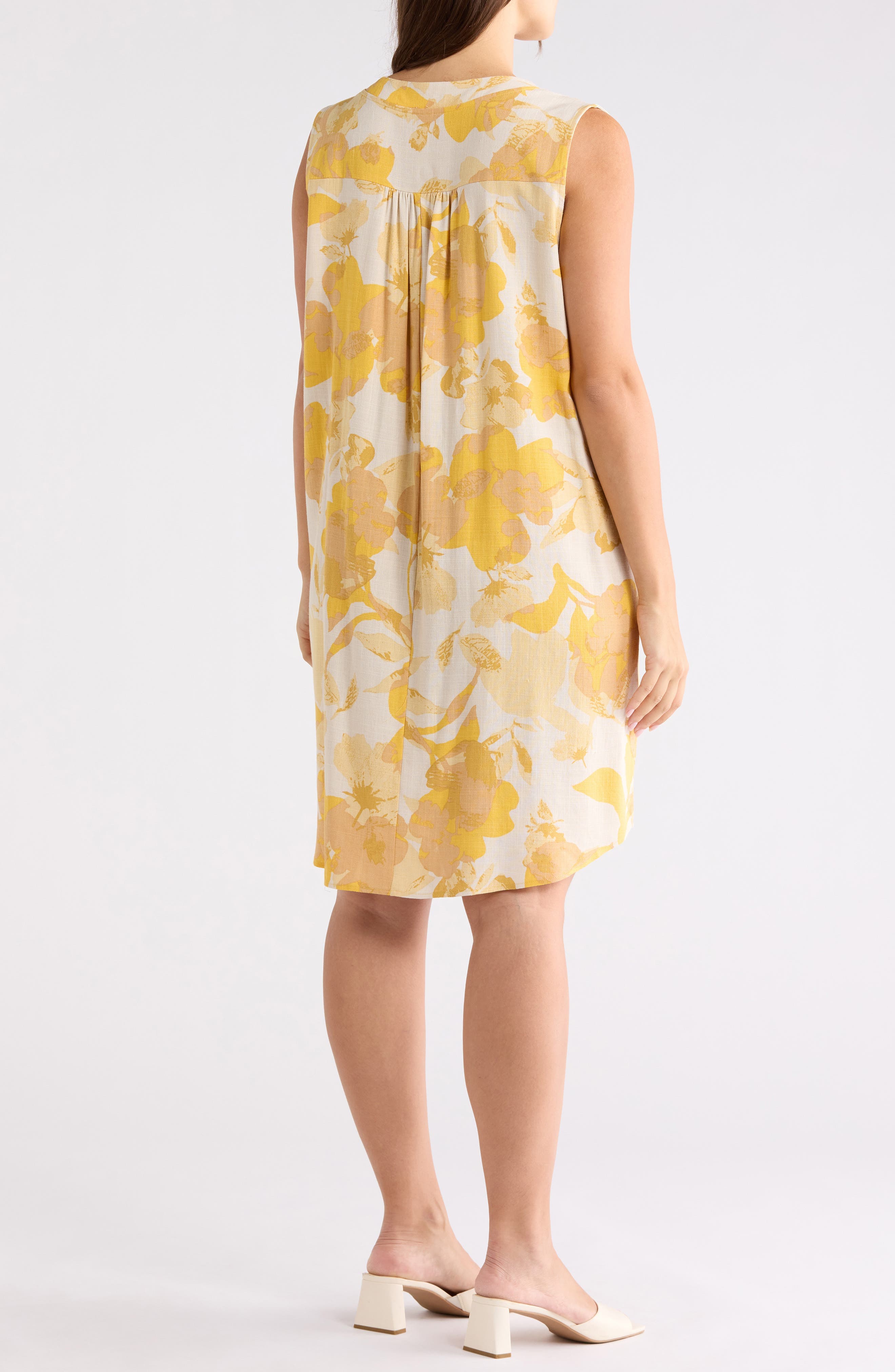 Floral V-Neck Shift Dress - image 2