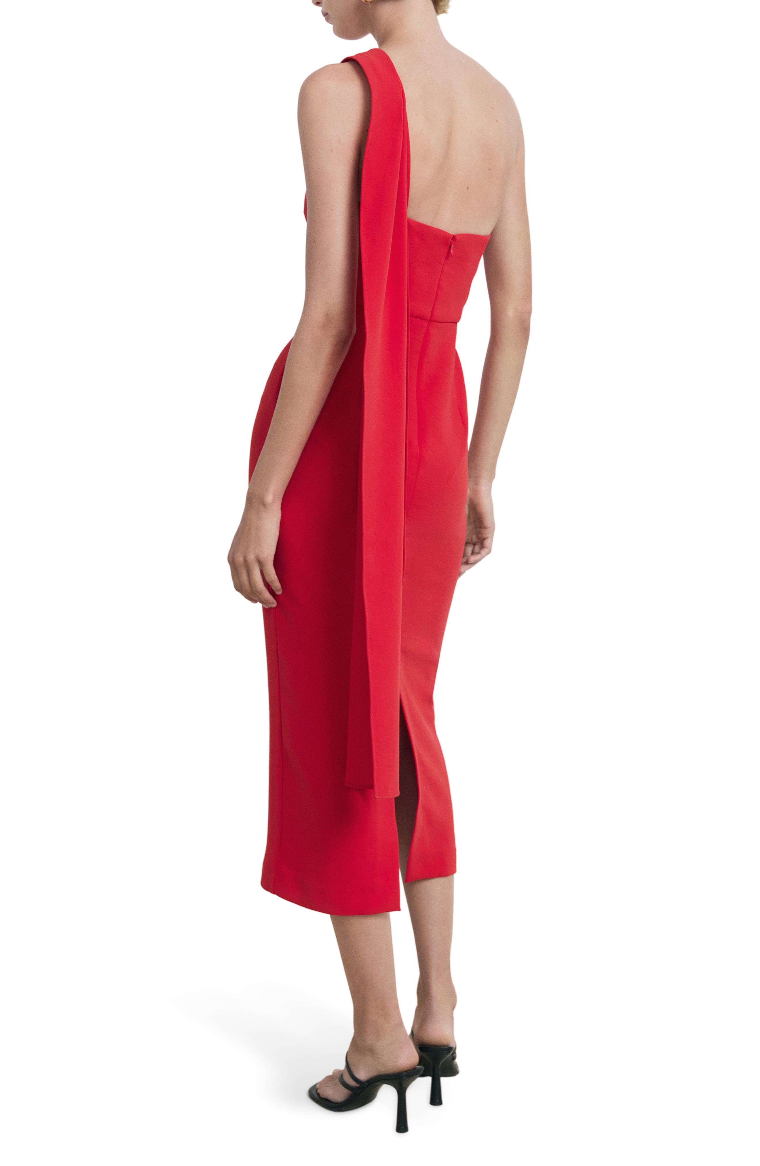 One-Shoulder Sheath Dress - image 2