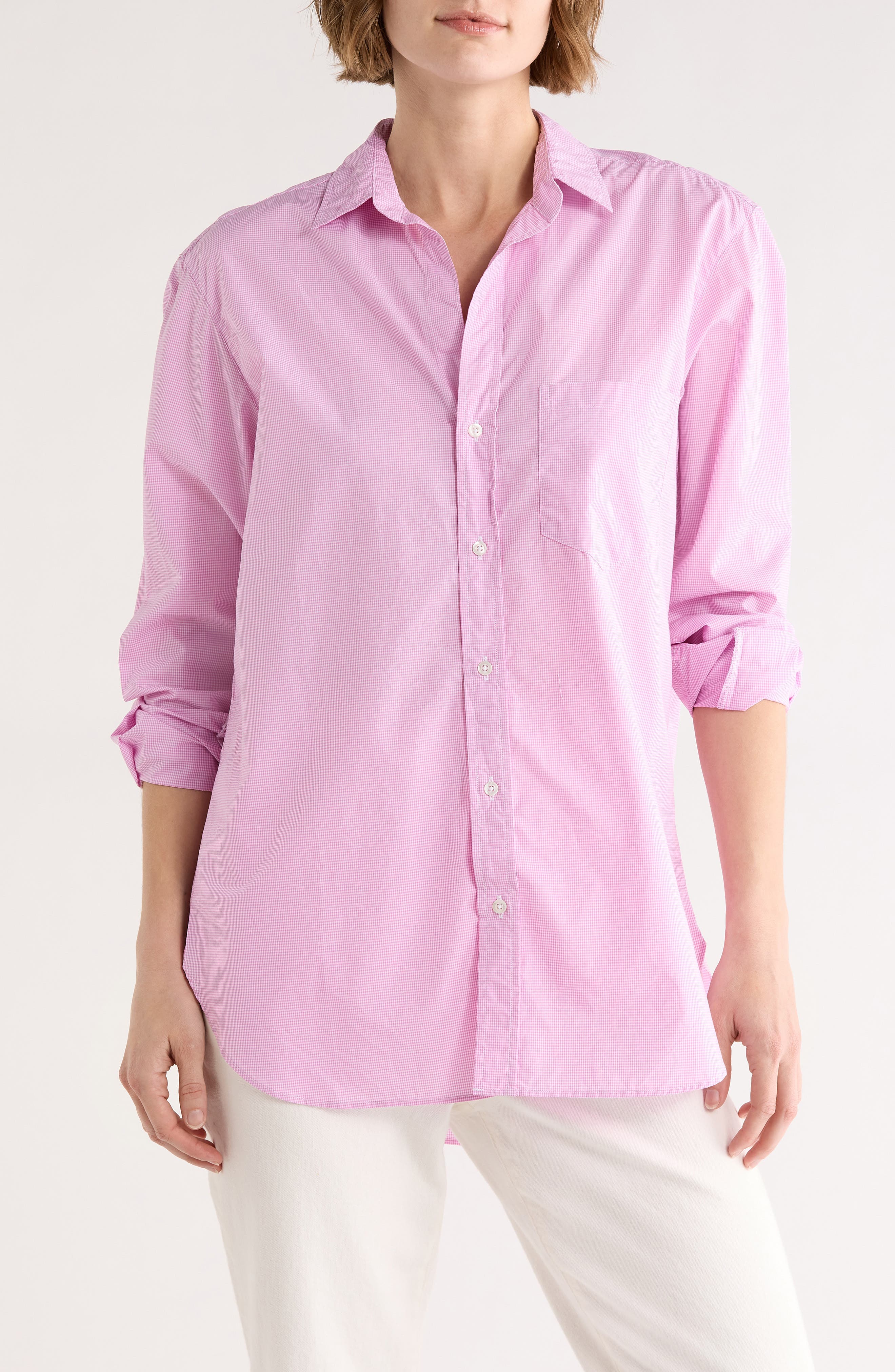 Relaxed Fit Cotton Button-Up Shirt - image 1