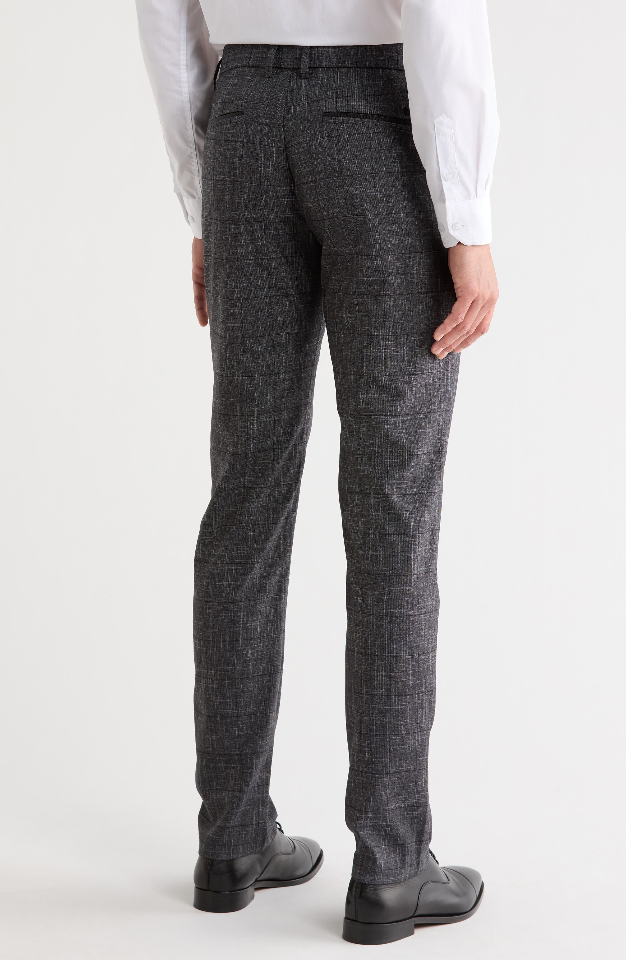 Plaid Straight Leg Trousers - image 2