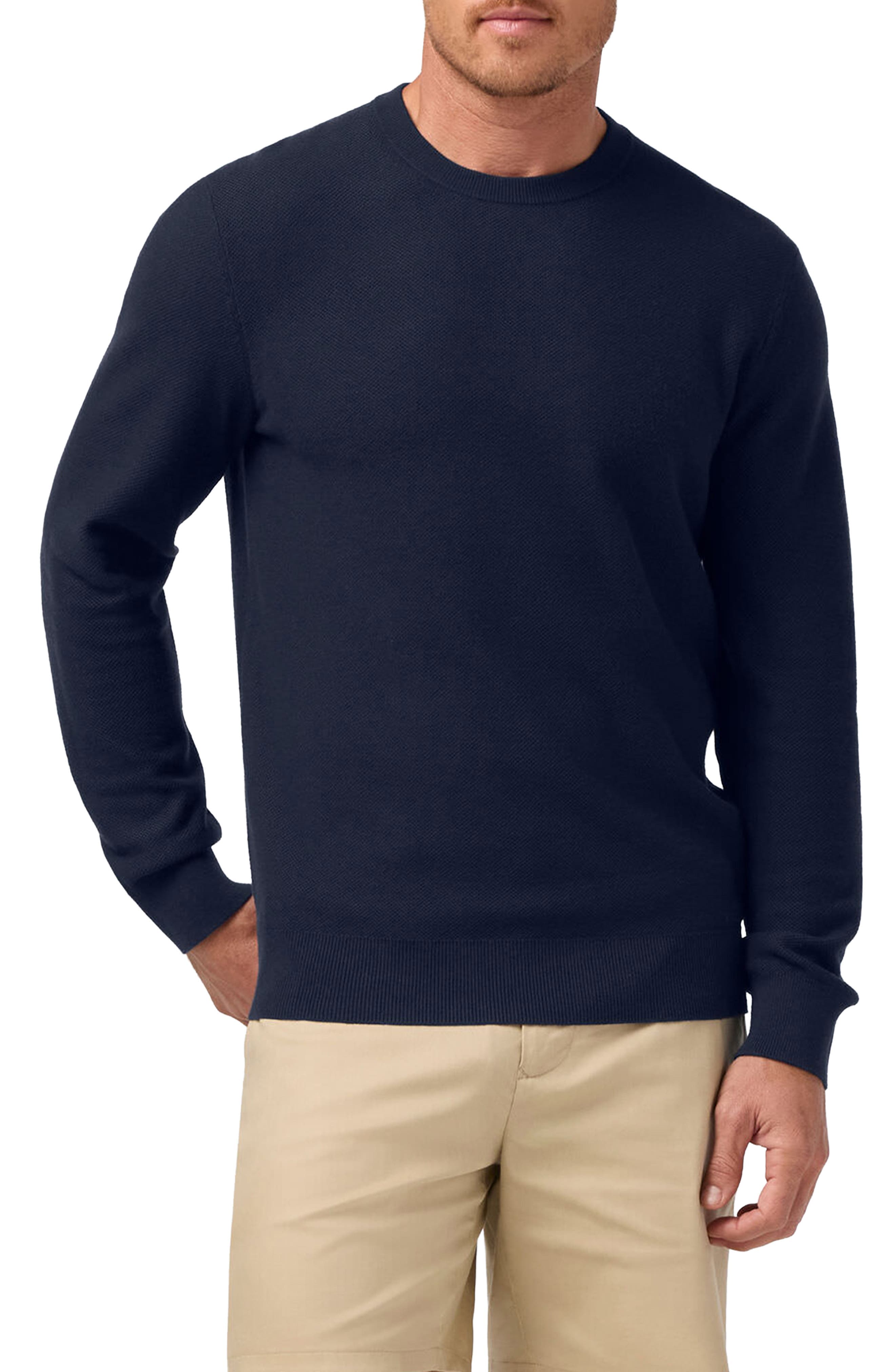 Ashe Crewneck Cotton Blend Performance Sweater - image 1
