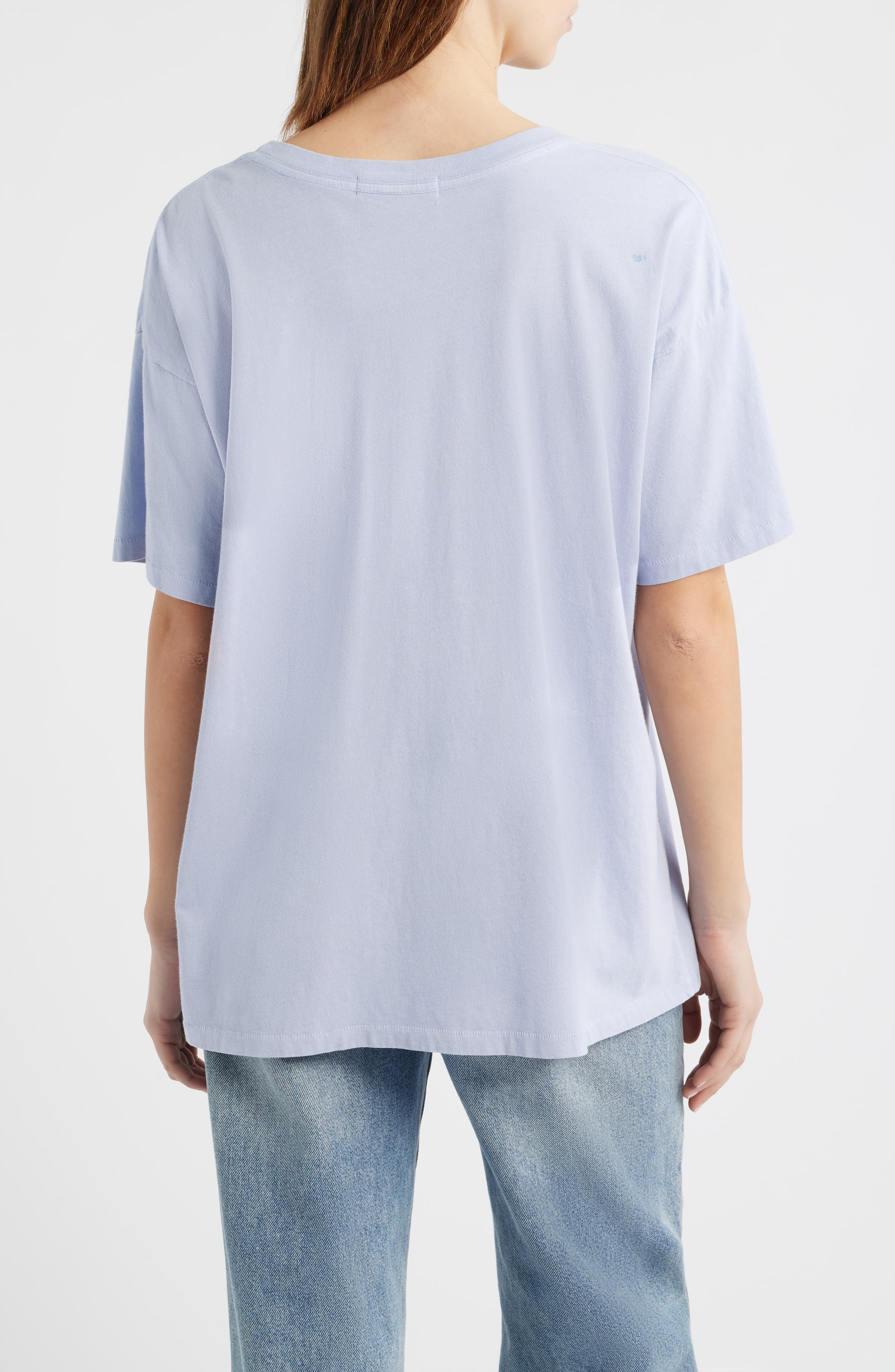 Cards for Dreamers Oversize Cotton Graphic T-Shirt - image 2