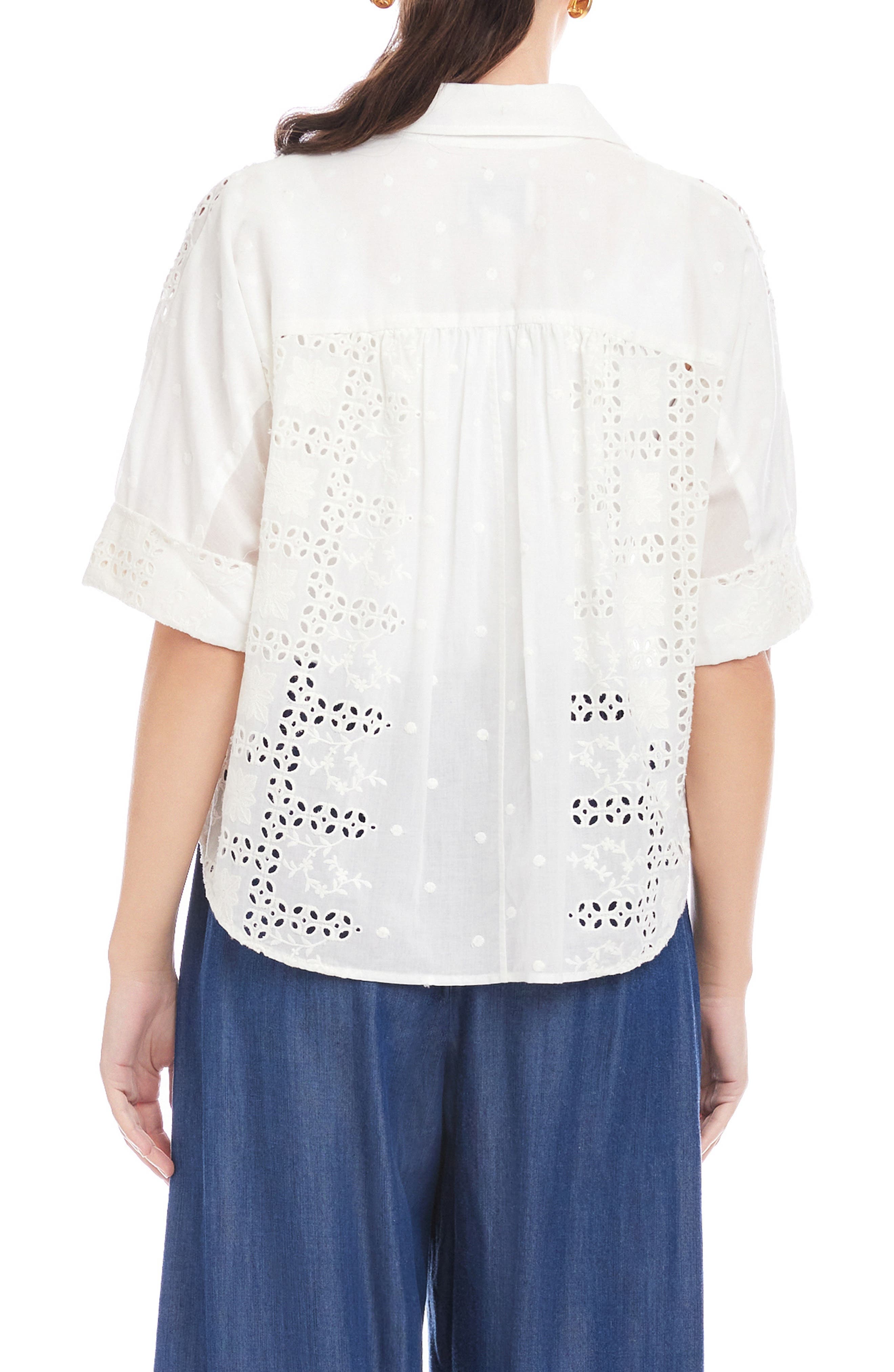 Alisa Eyelet Shirt - image 2