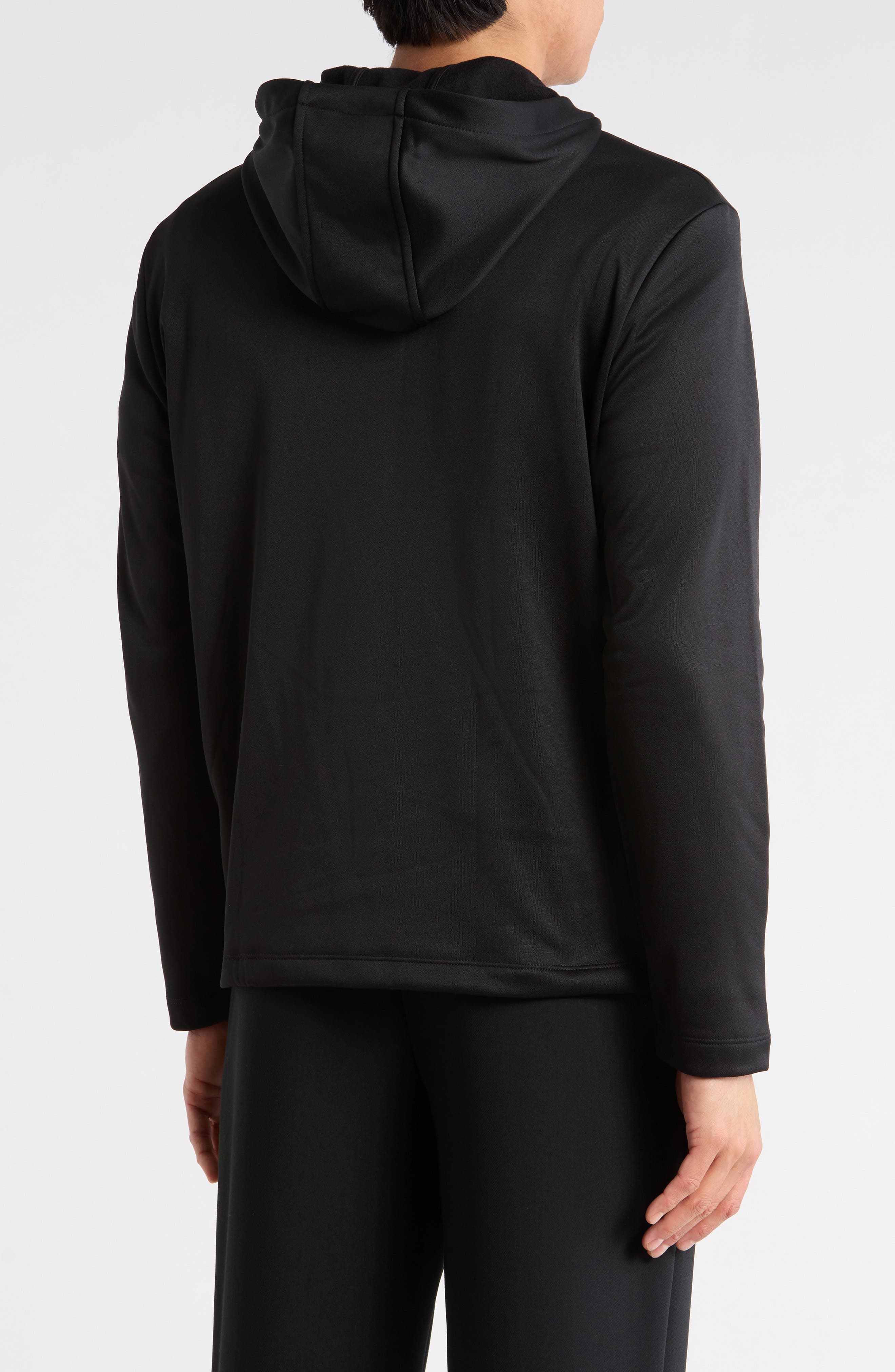 Long Sleeve Half-Zip Fleece Pullover Hoodie - image 2