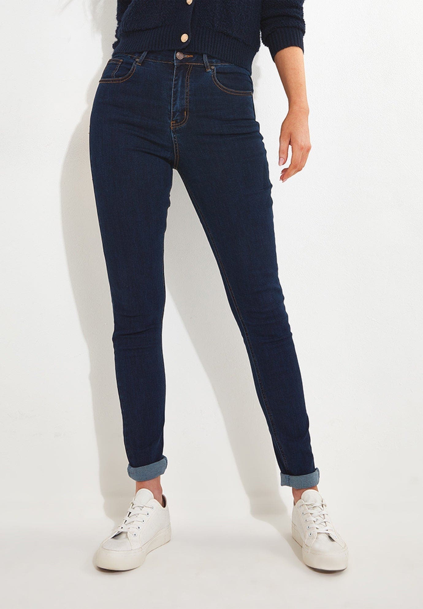 High Waisted Skinny Jeans - image 2