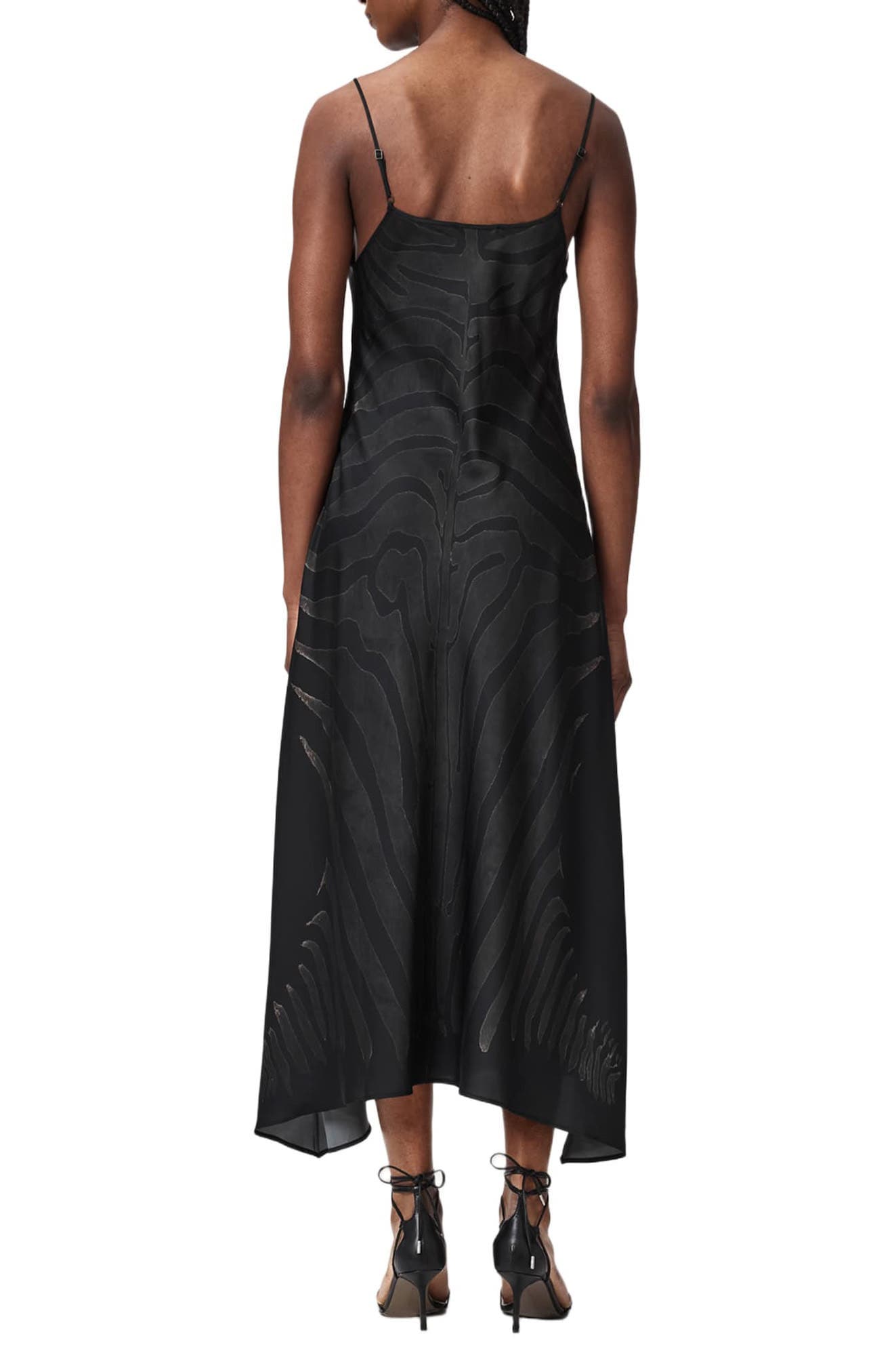 Leona Handkerchief Hem Maxi Slipdress - image 2