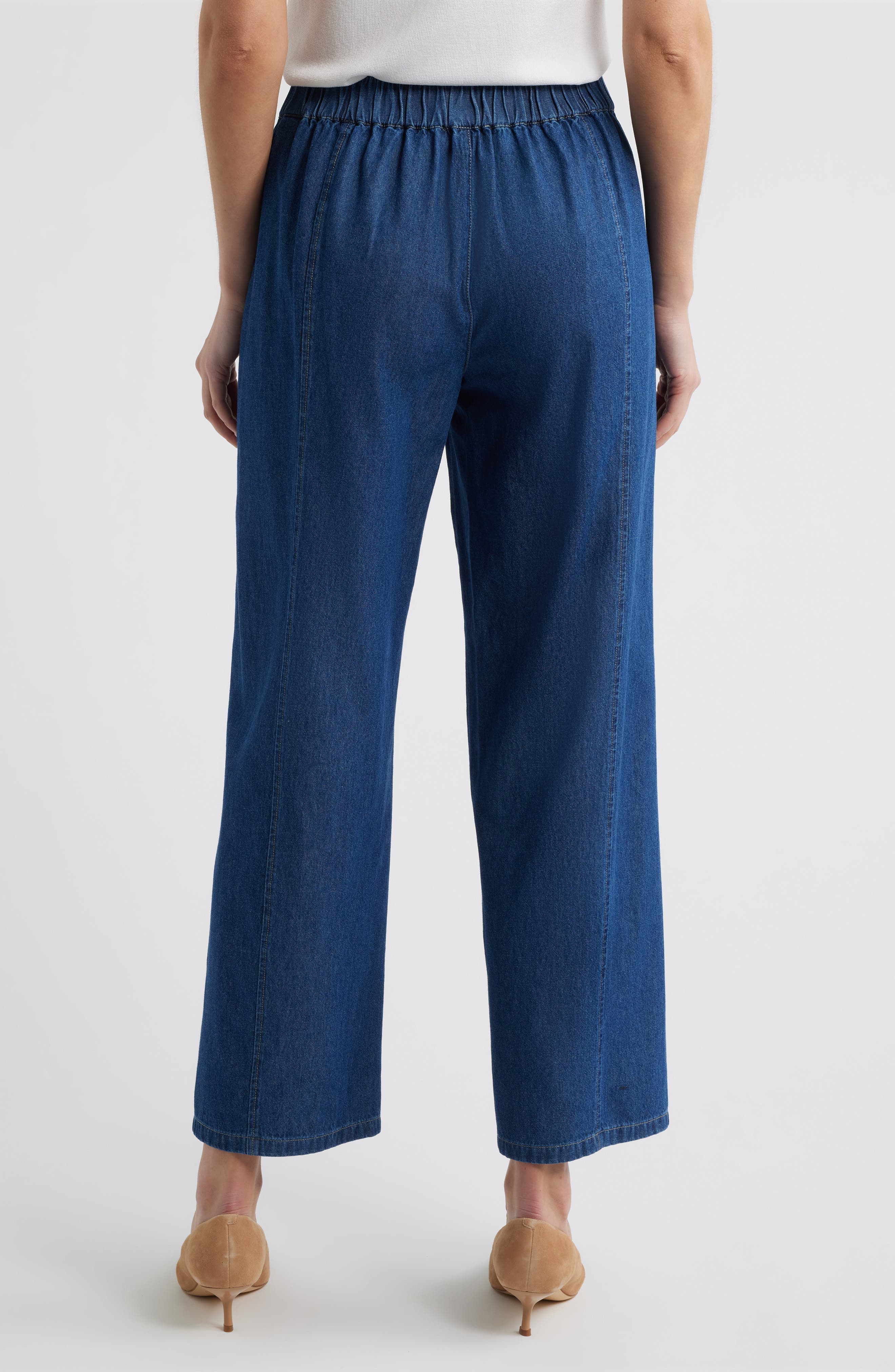 Curved Seam Ankle Jeans - image 2