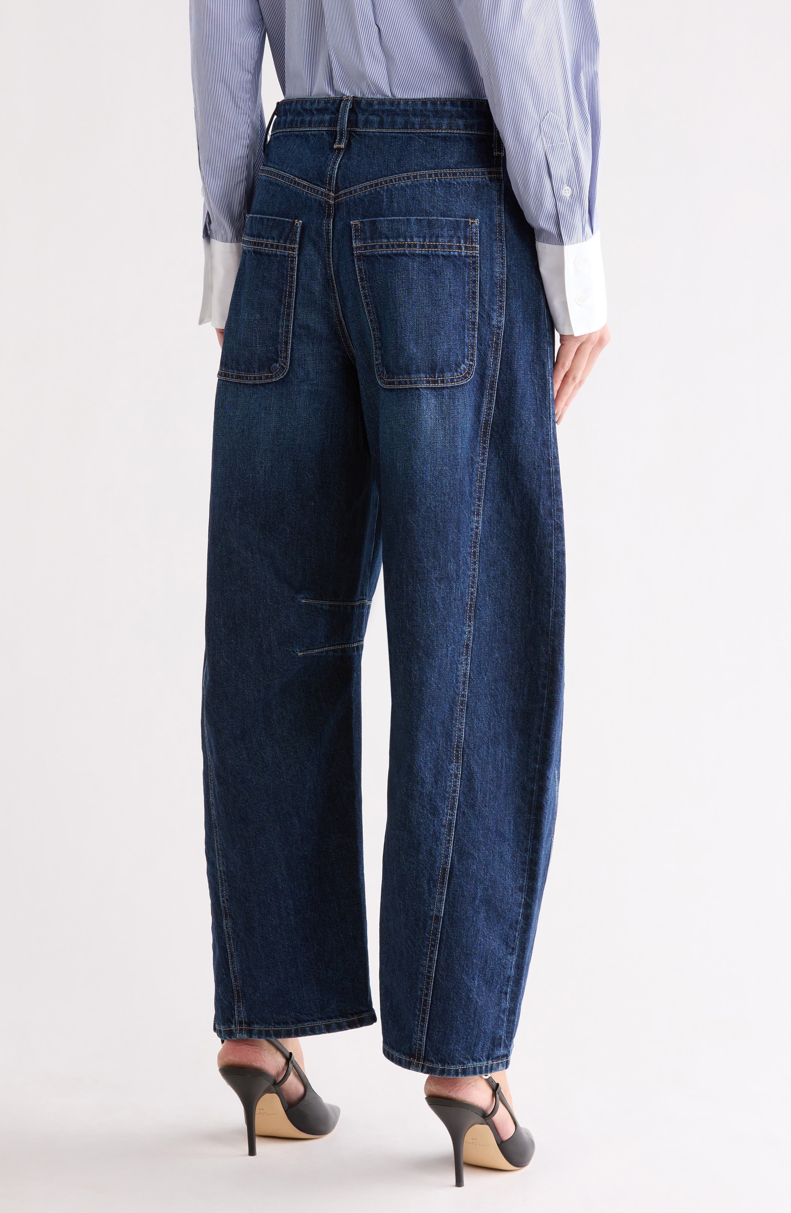 High Waist Barrel Leg Jeans - image 2