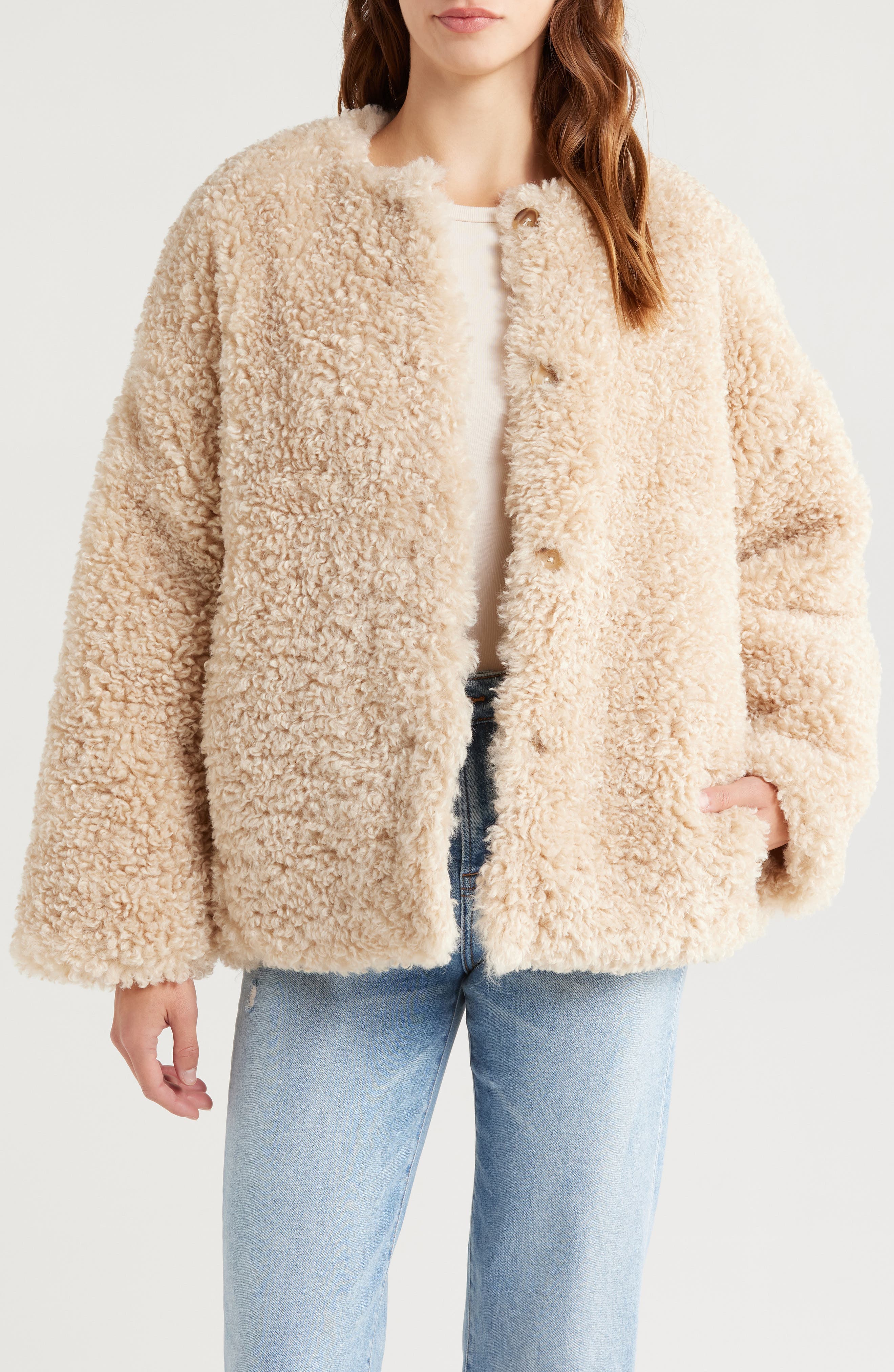 Reversible Faux Fur Jacket - image 1