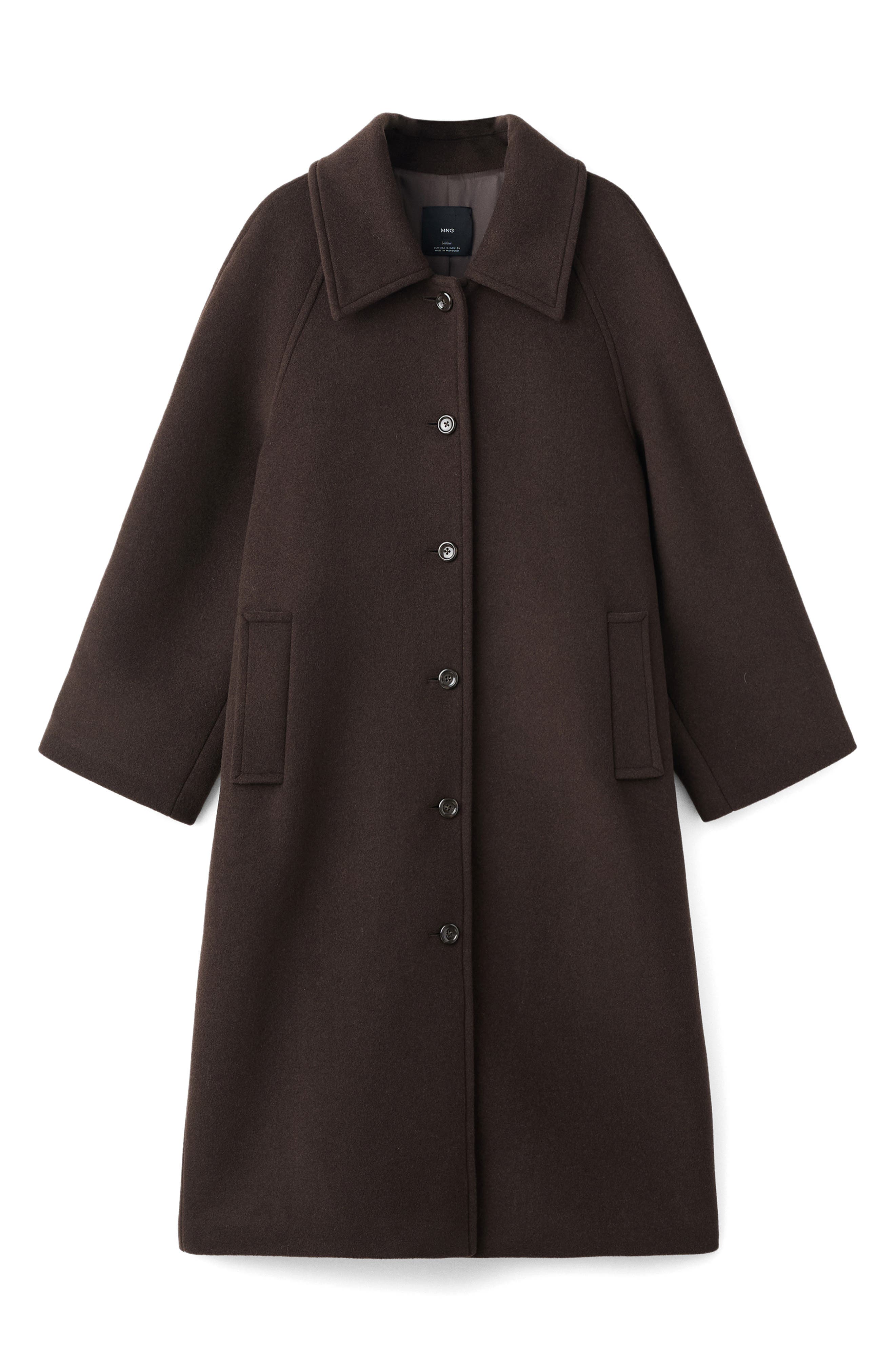 Selection Oversize Raglan Wool Blend Coat - image 1
