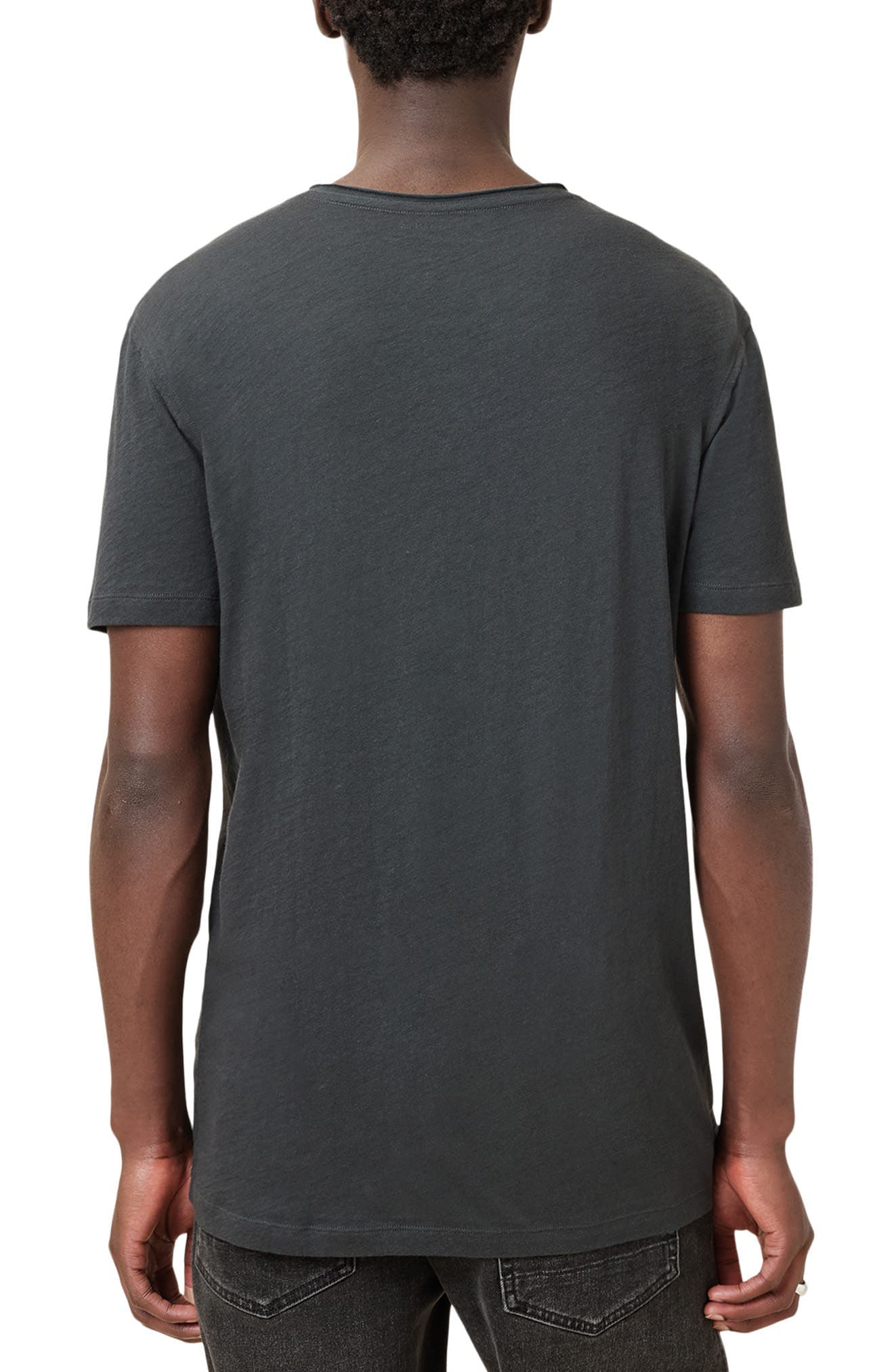 Figure Roll Neck Cotton T-Shirt - image 4
