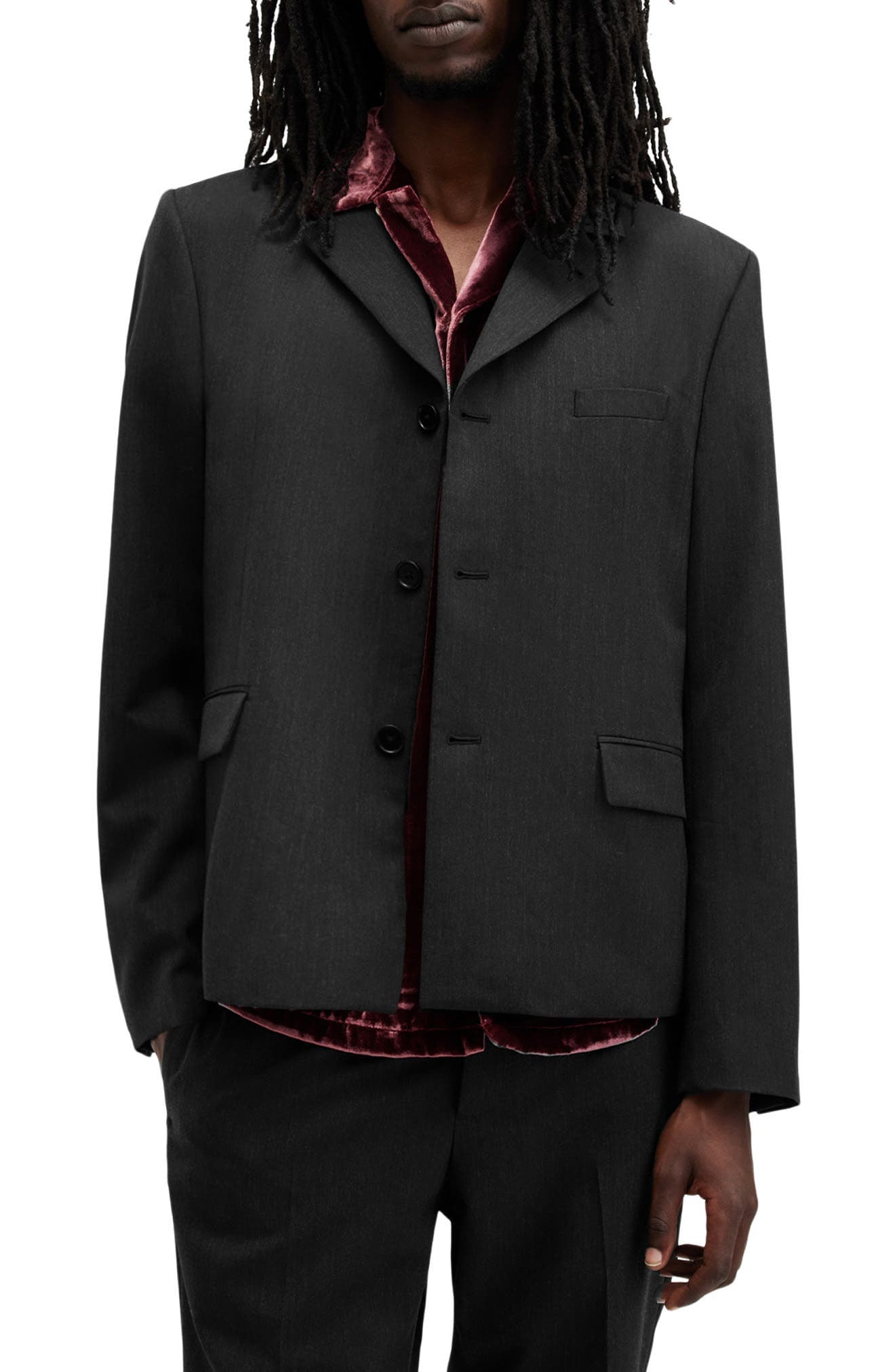 Blackwater Wool Blend Blazer - image 1