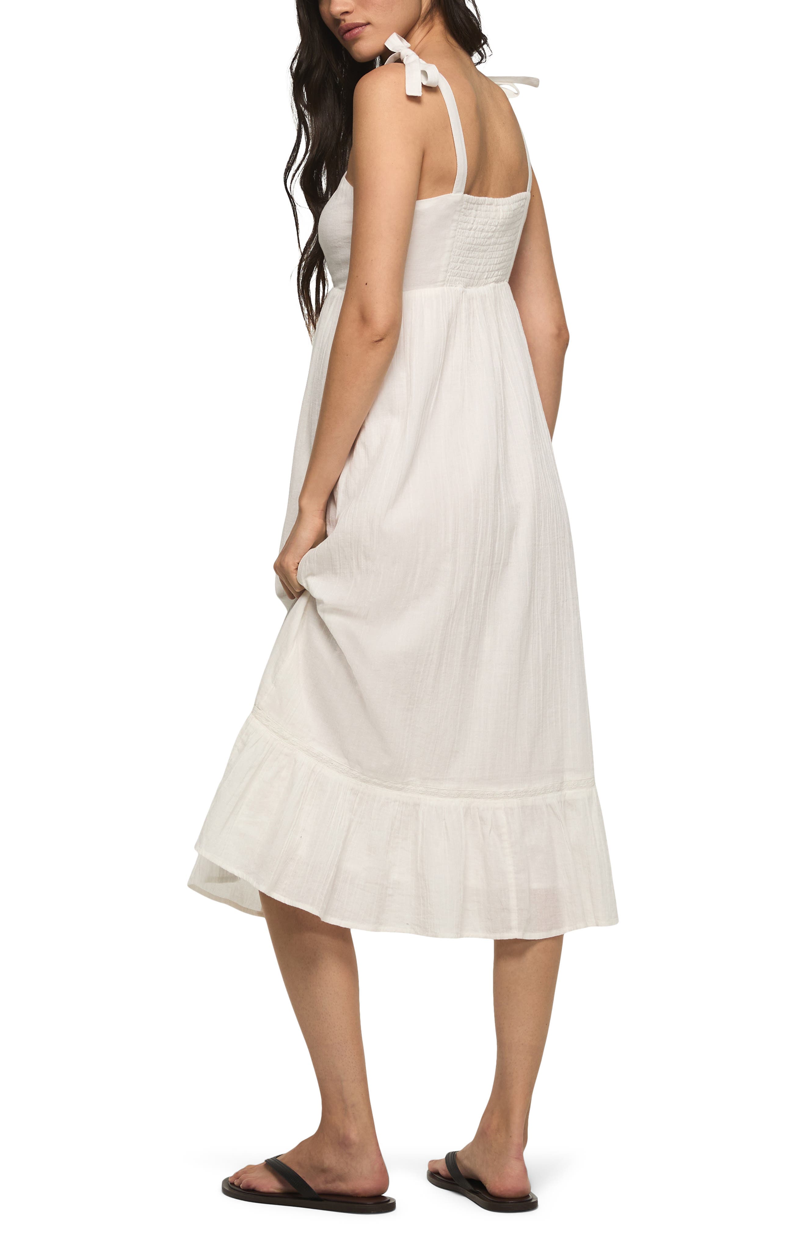 Tie Strap Sleeveless Midi Dress - image 2