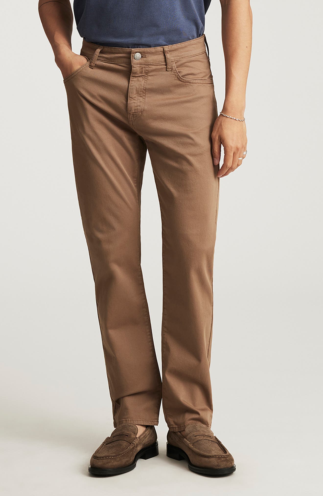 Zach Straight Leg Twill Pants - image 1