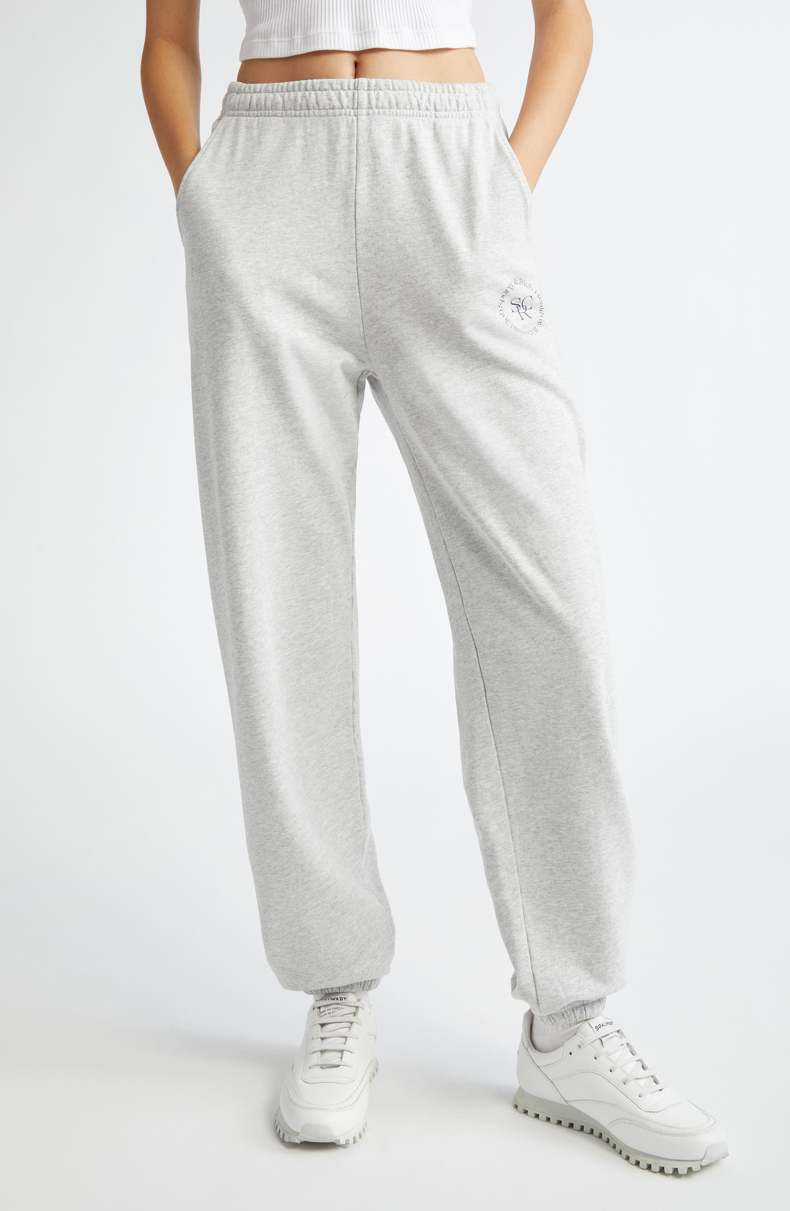 Wellness Club Cotton Blend Graphic Sweatpants - image 1