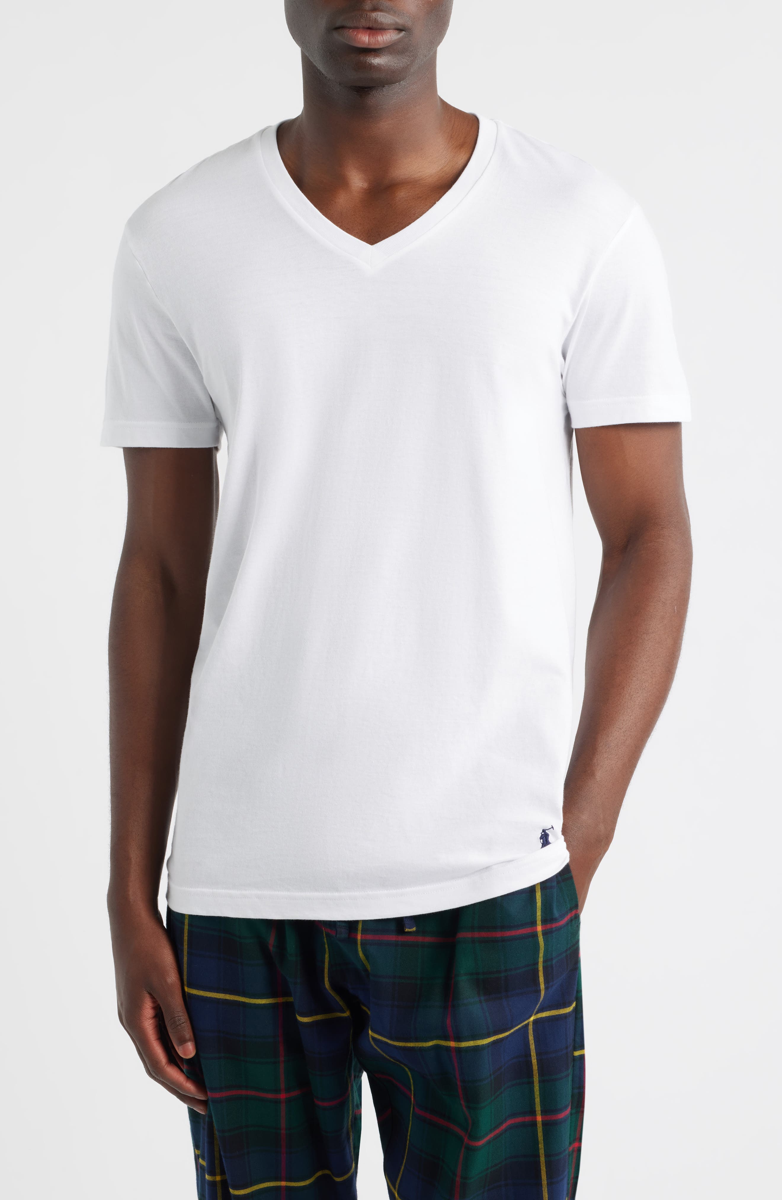 3-Pack Cotton V-Neck T-Shirts - image 1