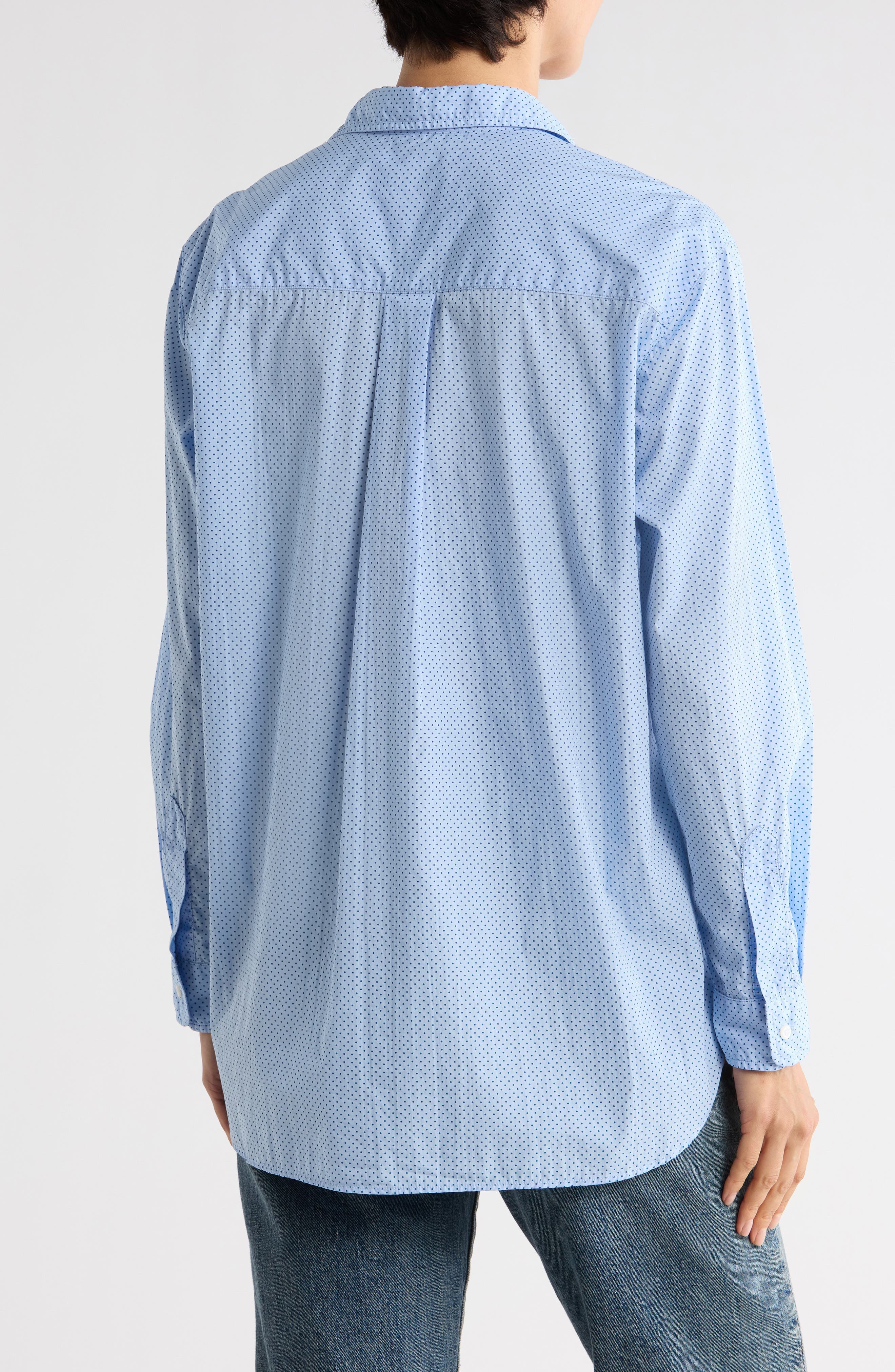 Boyfriend Cotton Button-Up Shirt - image 2