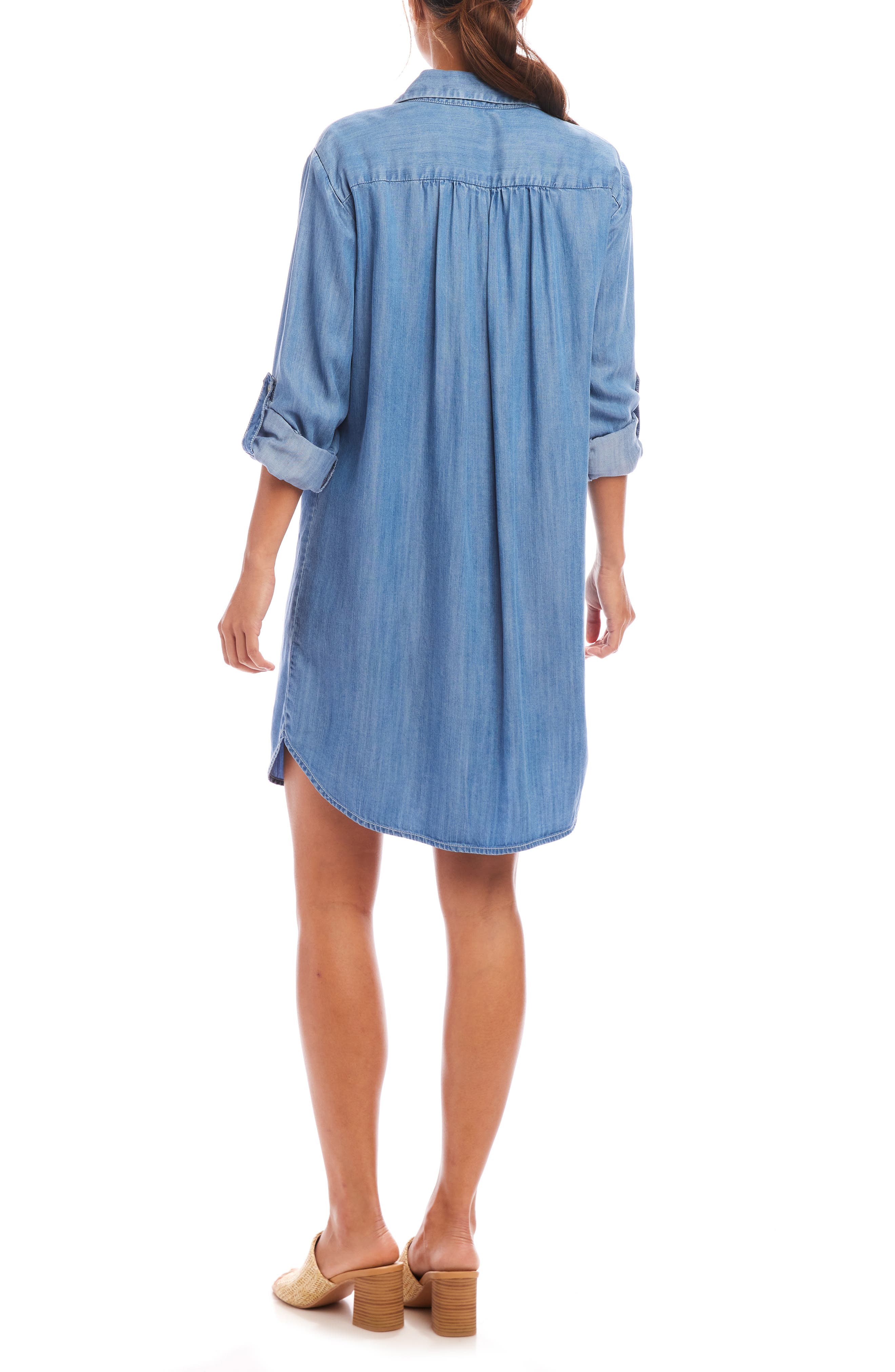 Chambray Shirtdress - image 2