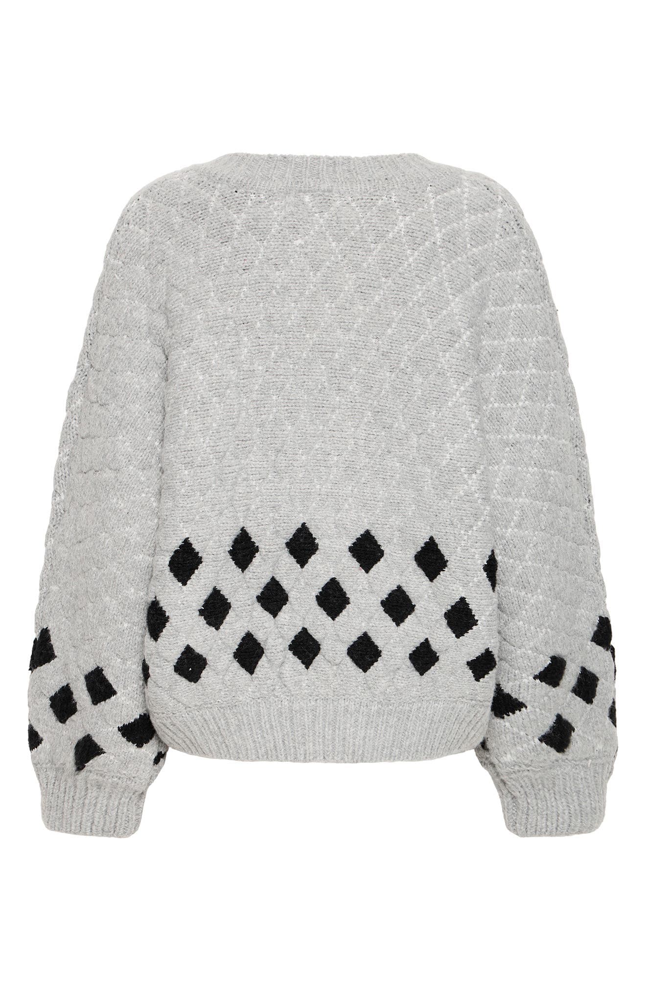Diamond Knit Cardigan - image 2