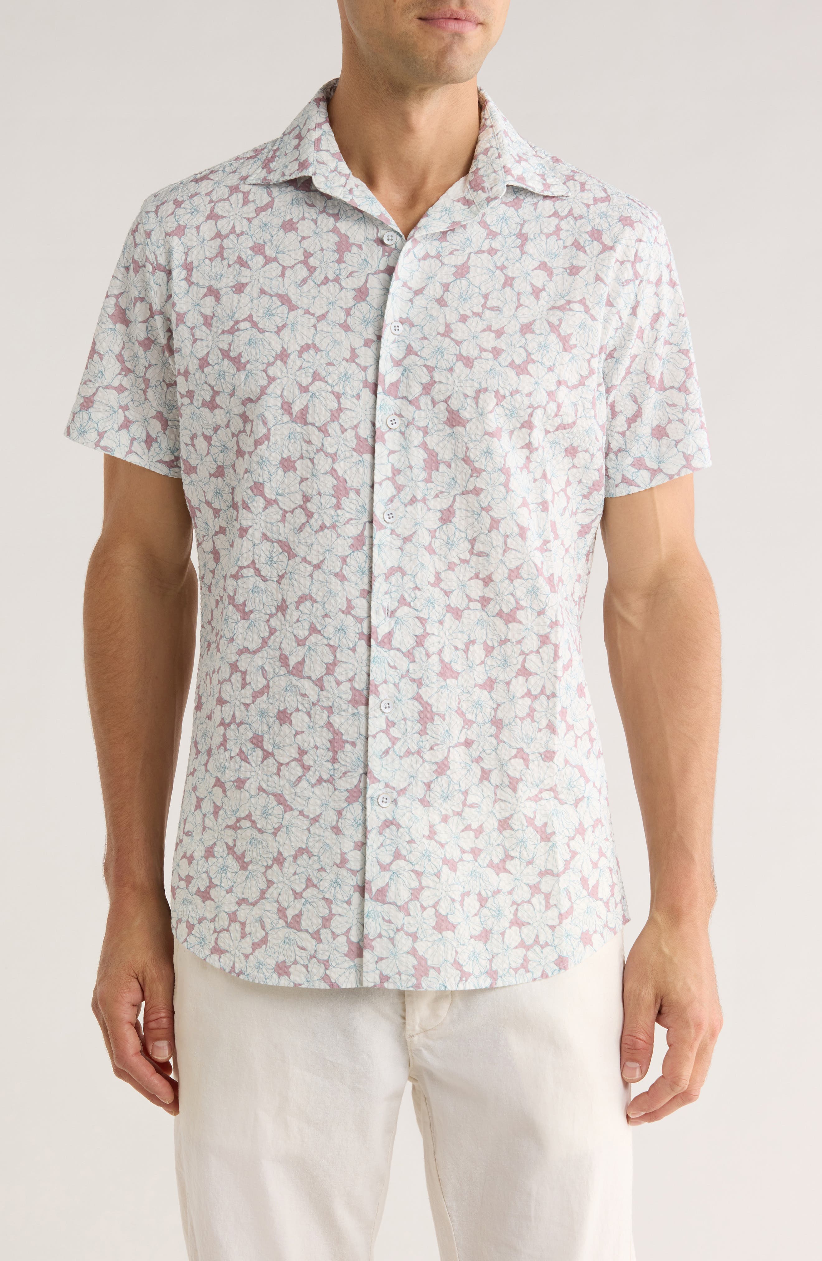 Kettle Park Sports Fit Cotton Button-Up Shirt - image 1