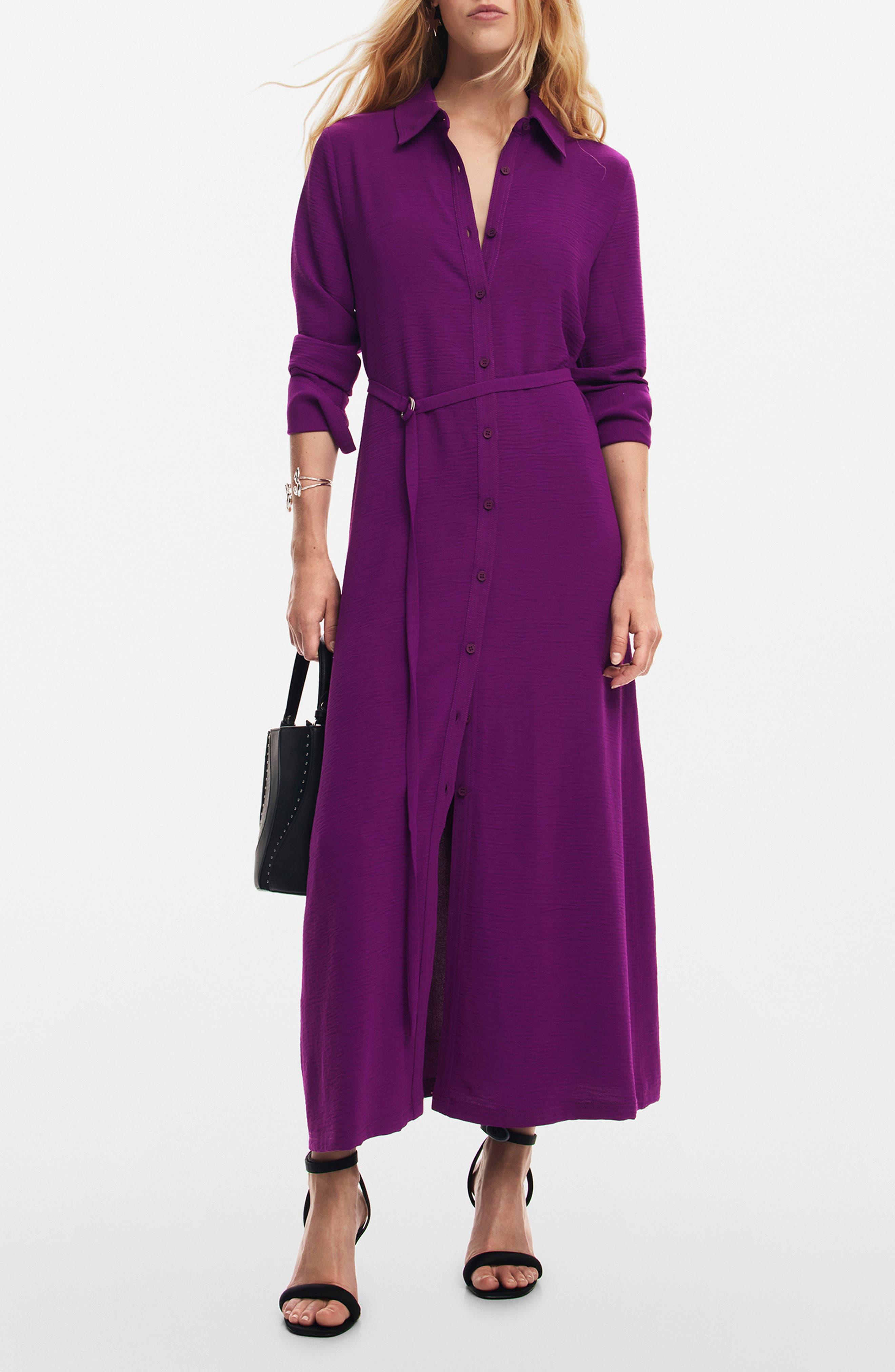 Washington Long Sleeve Shirtdress - image 1