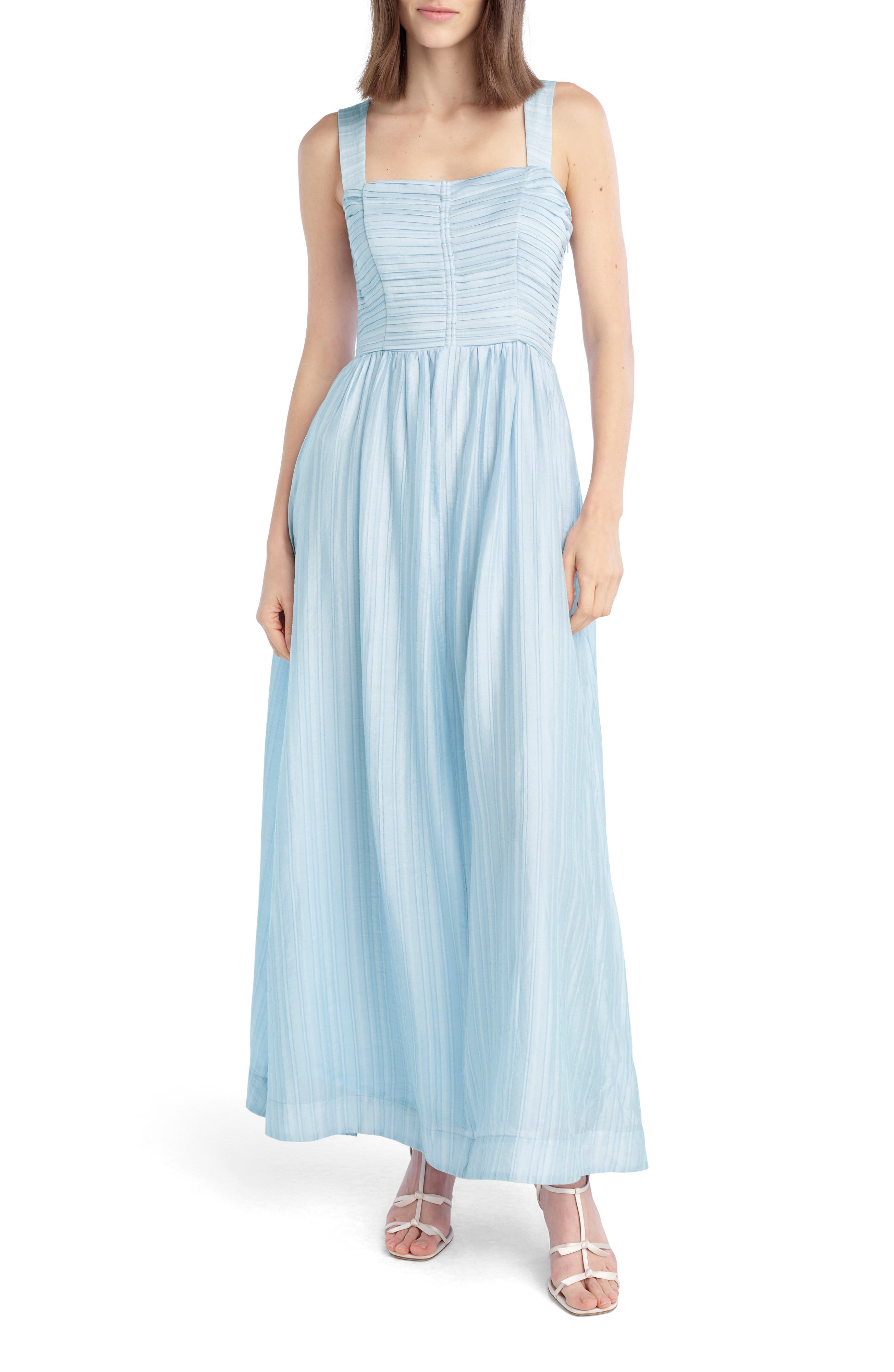 The Pretty Pintuck Sleeveless Maxi Dress - image 3