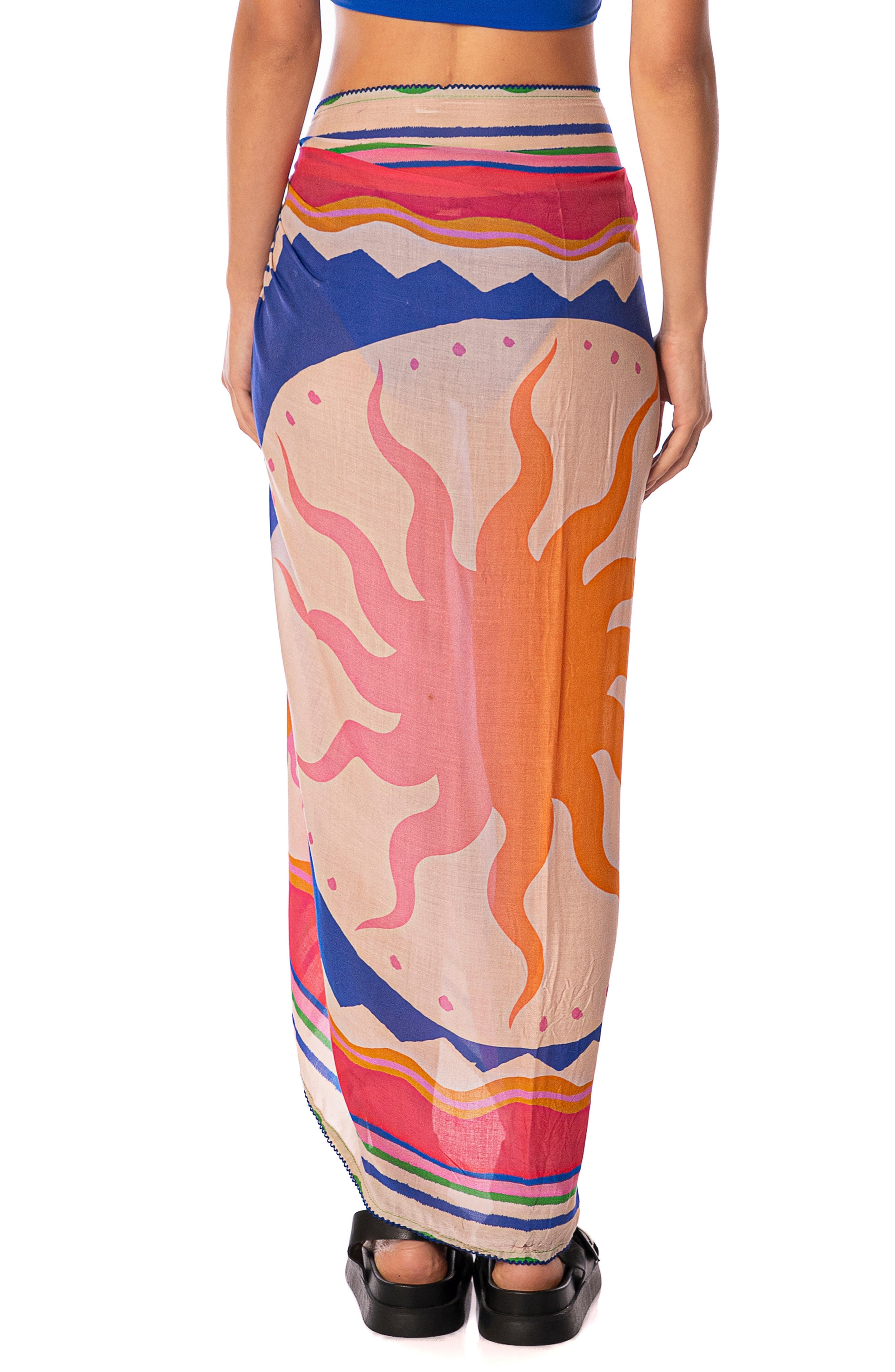Sunlit Bloom Isla Cover-Up Pareo - image 2